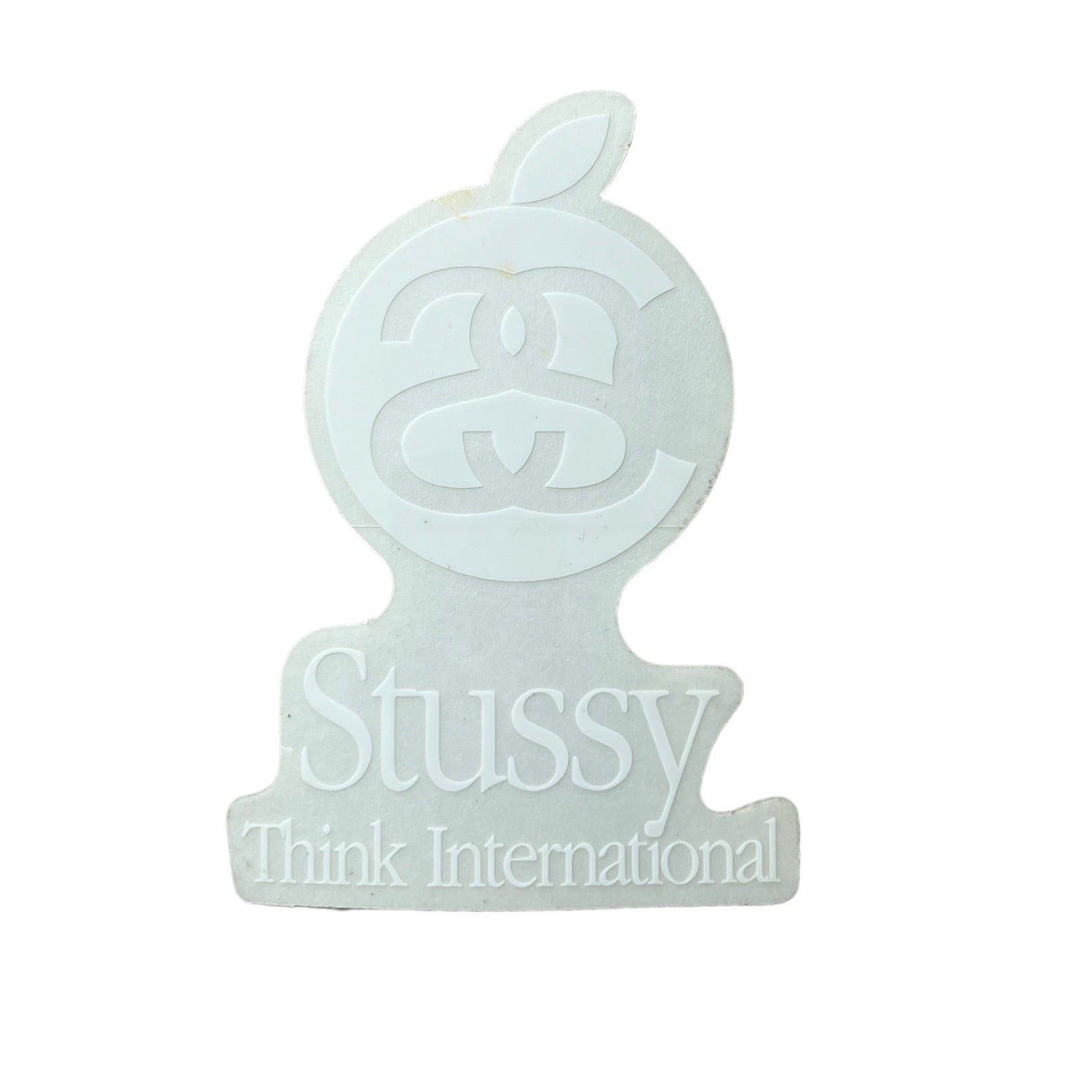 Stussy Think Differently Sticker White