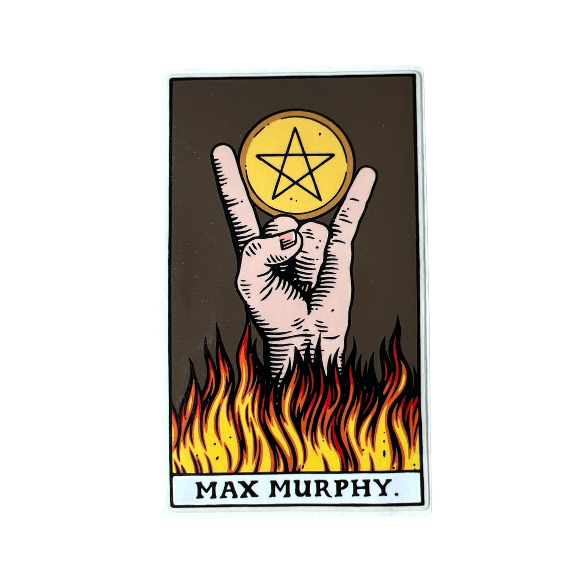Strangelove Skateboards Tarot Max Murphy Sticker