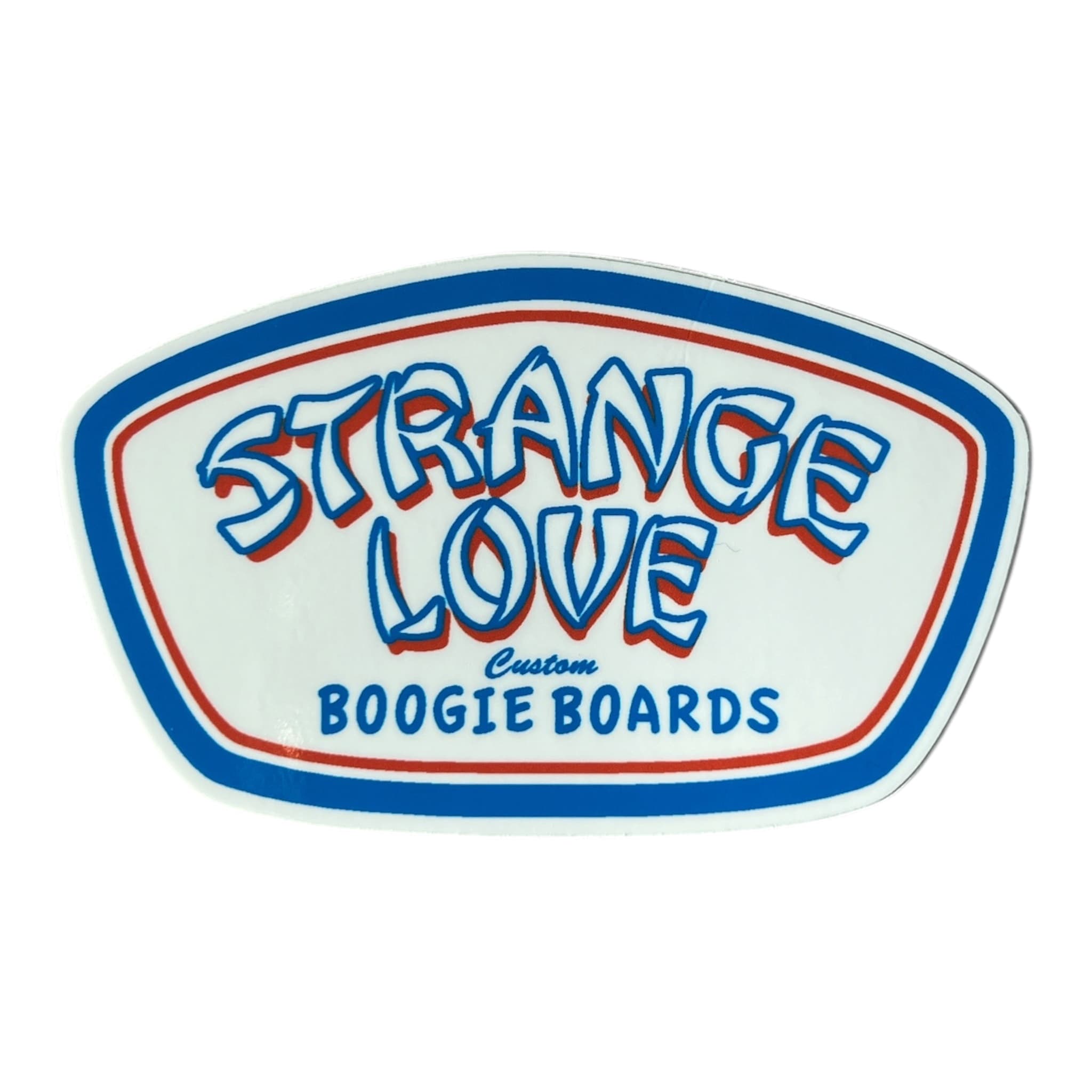 Strangelove Skateboards Boogie Board Sticker