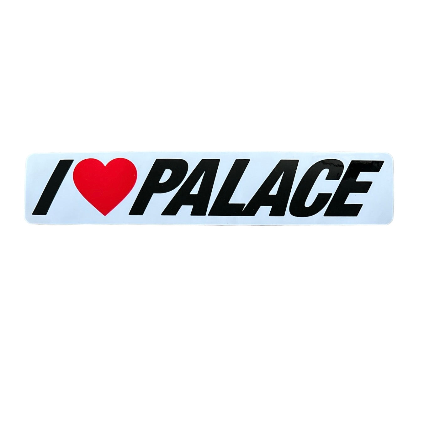 Palace Skateboards I Love Palace Sticker White Spring 2024