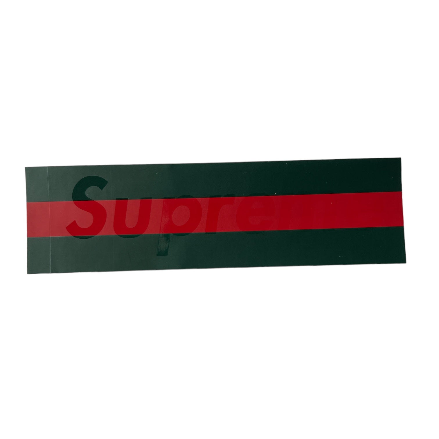 Supreme Gucci Box Logo Sticker Green 2001