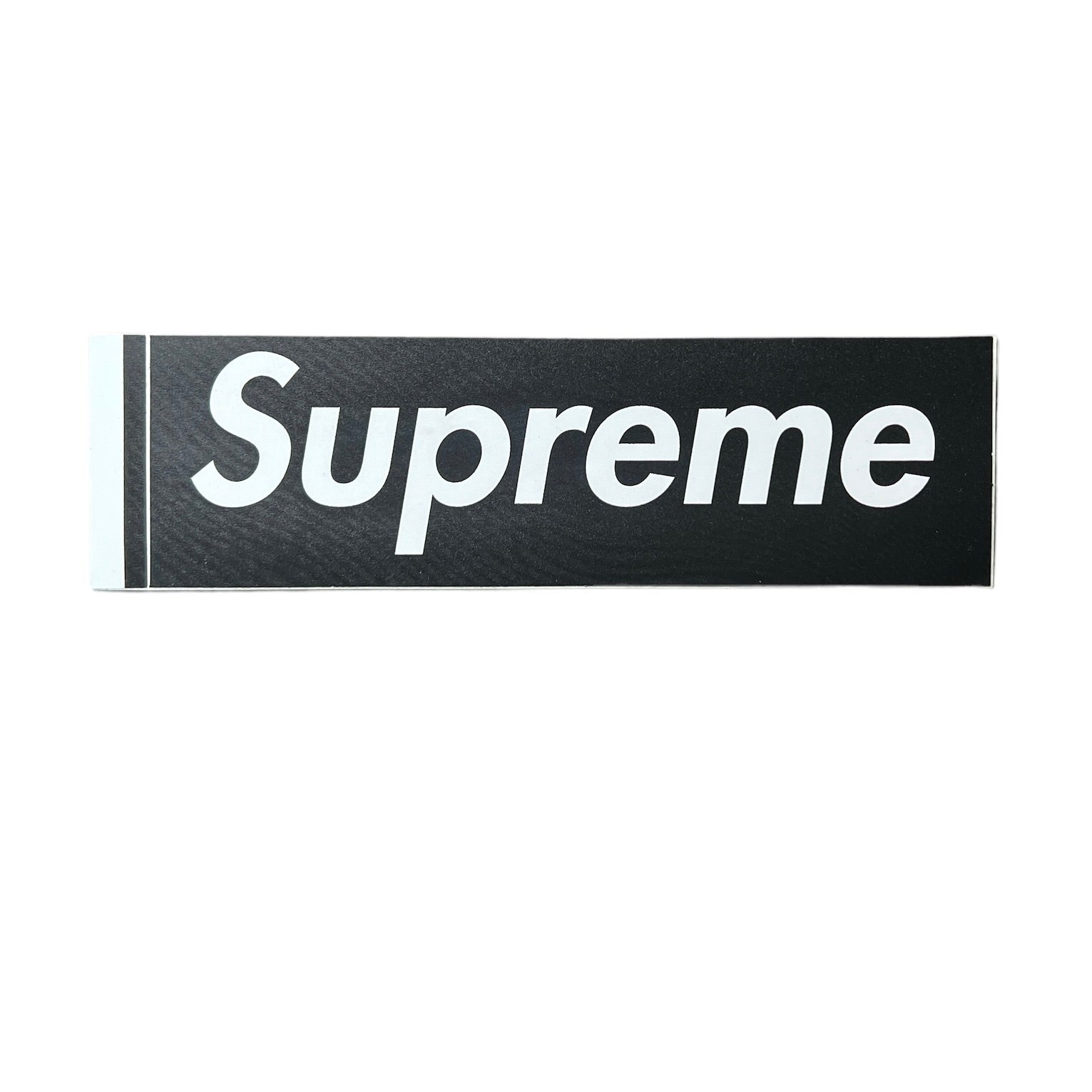 Supreme Carbon Fiber Black Box Logo Sticker 2000