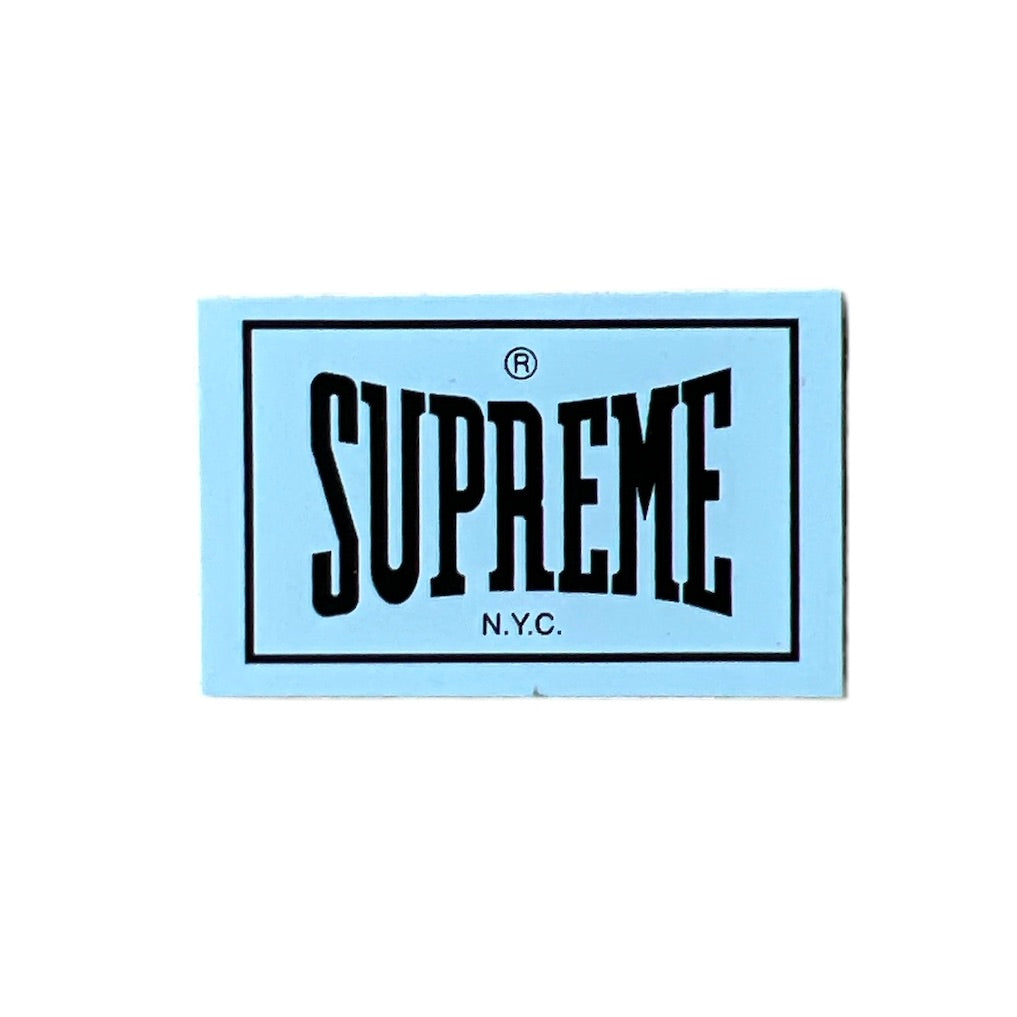 Supreme Everlast Logo Sticker Blue 1999