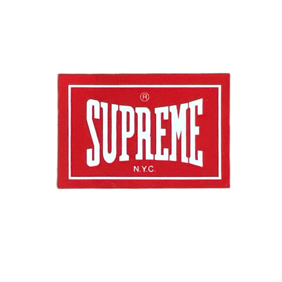 Supreme Everlast Logo Sticker Red 1999