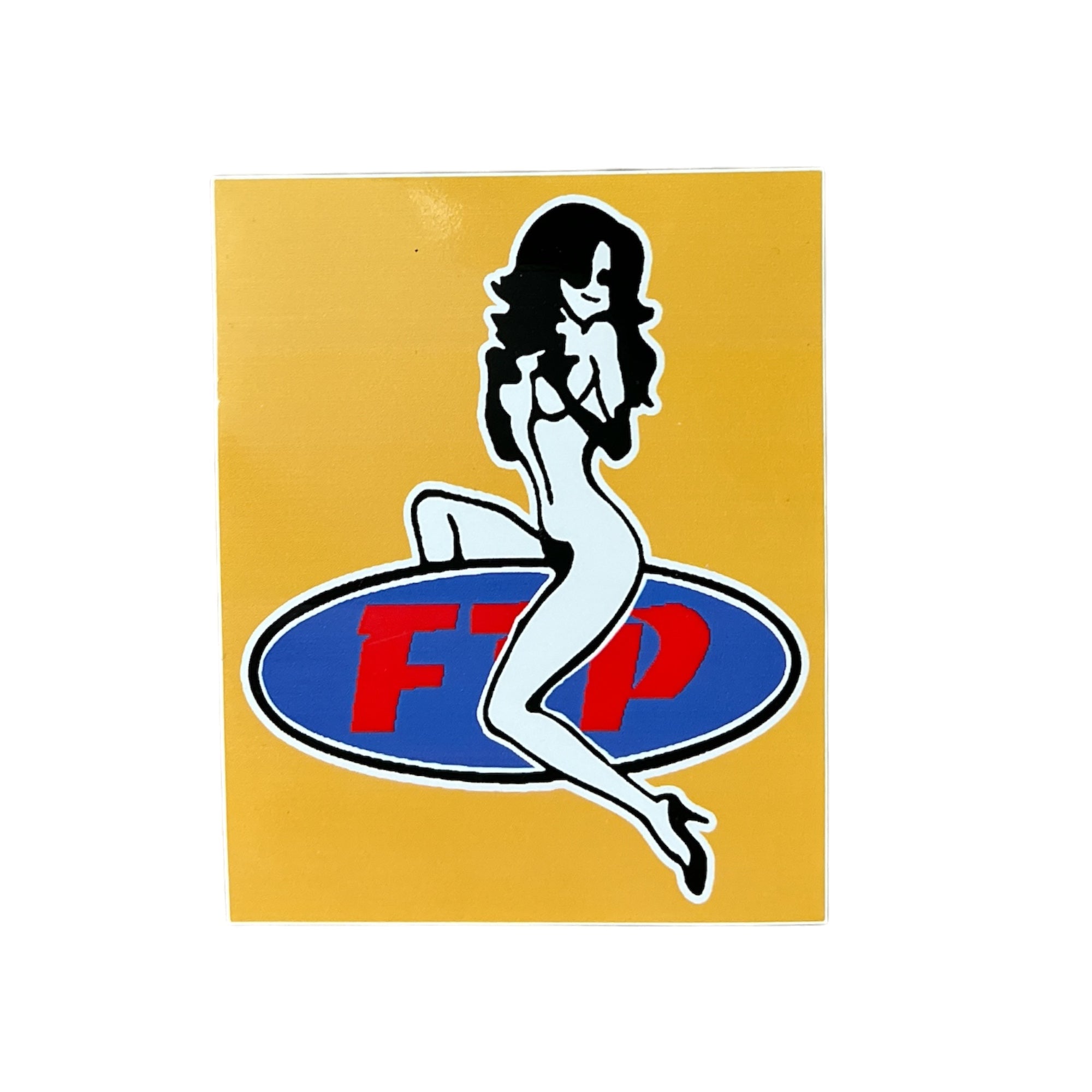 FTP Pin Up Girl Sticker