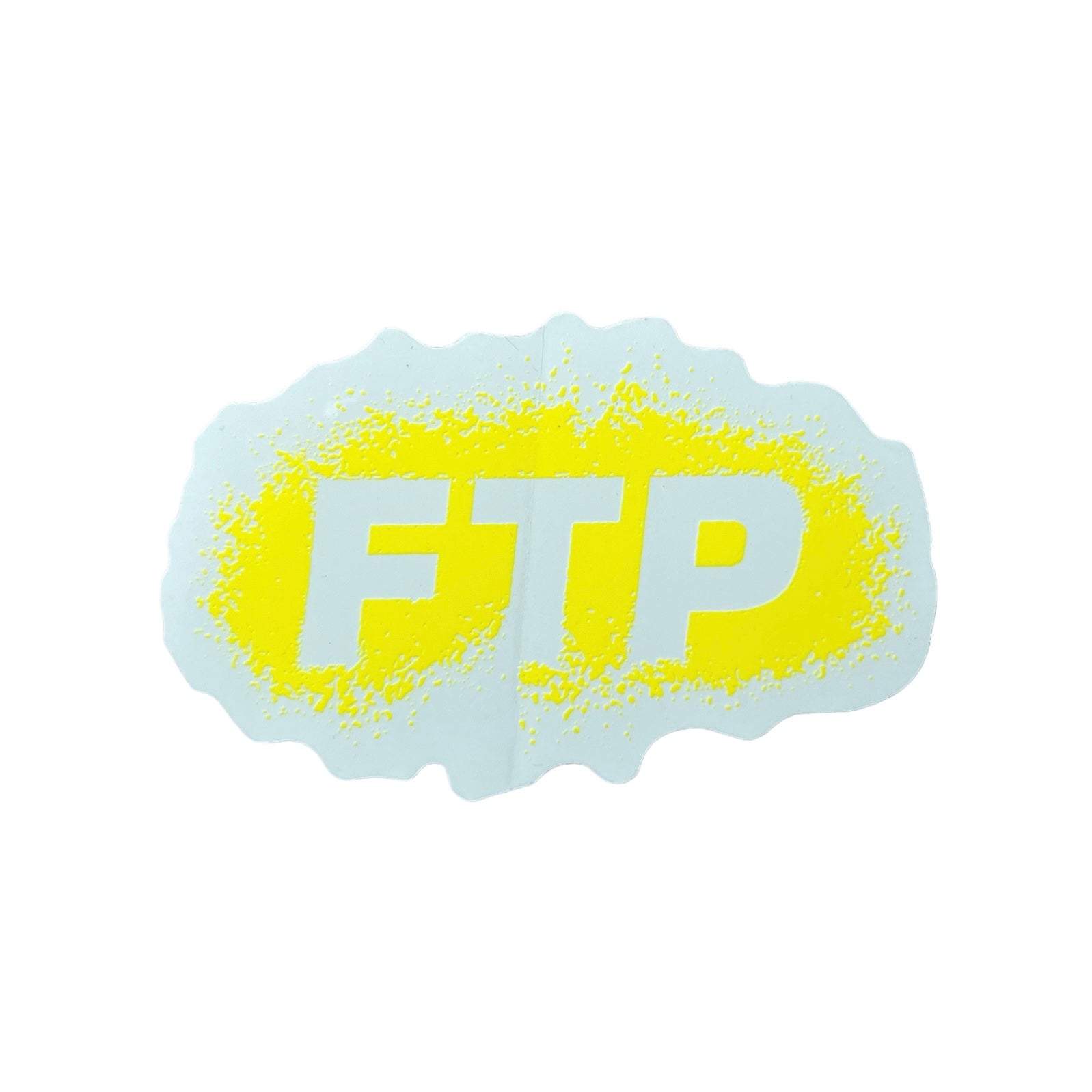 FTP Splatter Sticker Yellow SS21