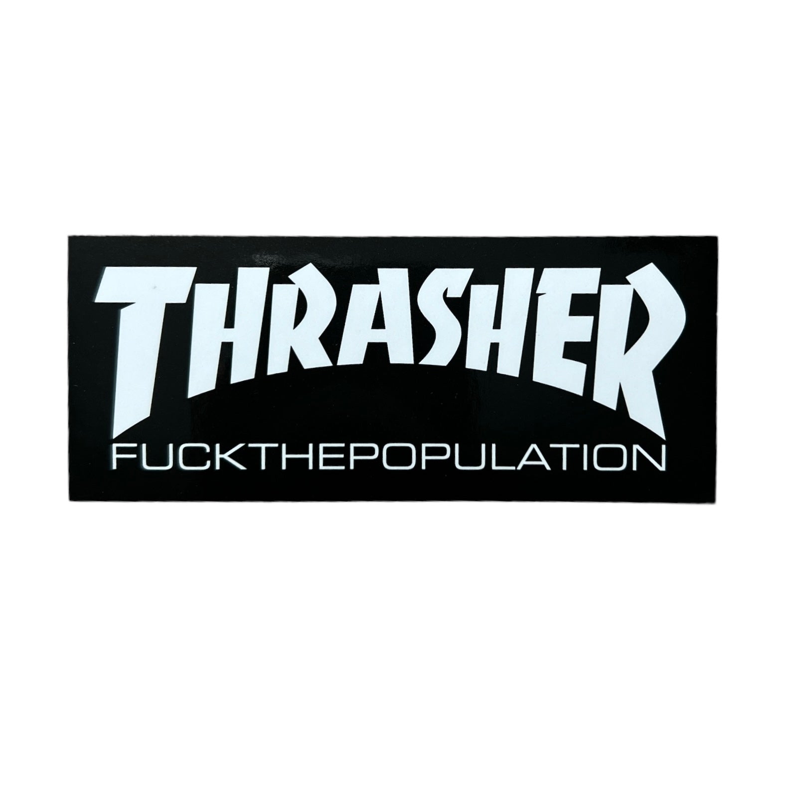 FTP x Thrasher Logo Sticker FW22 Black