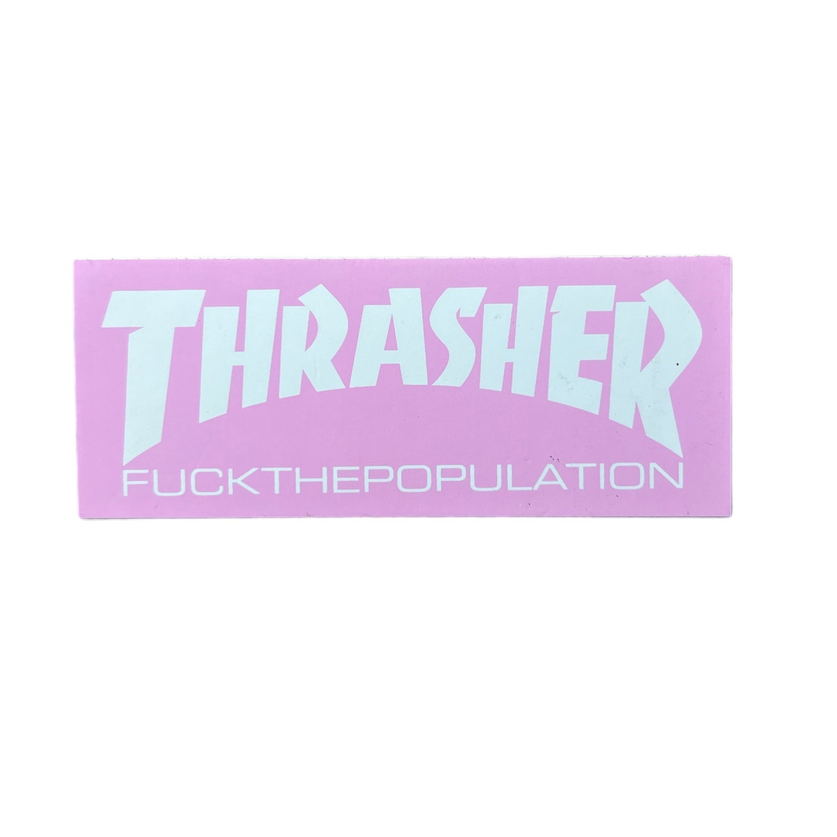 FTP x Thrasher Logo Sticker FW22 Pink