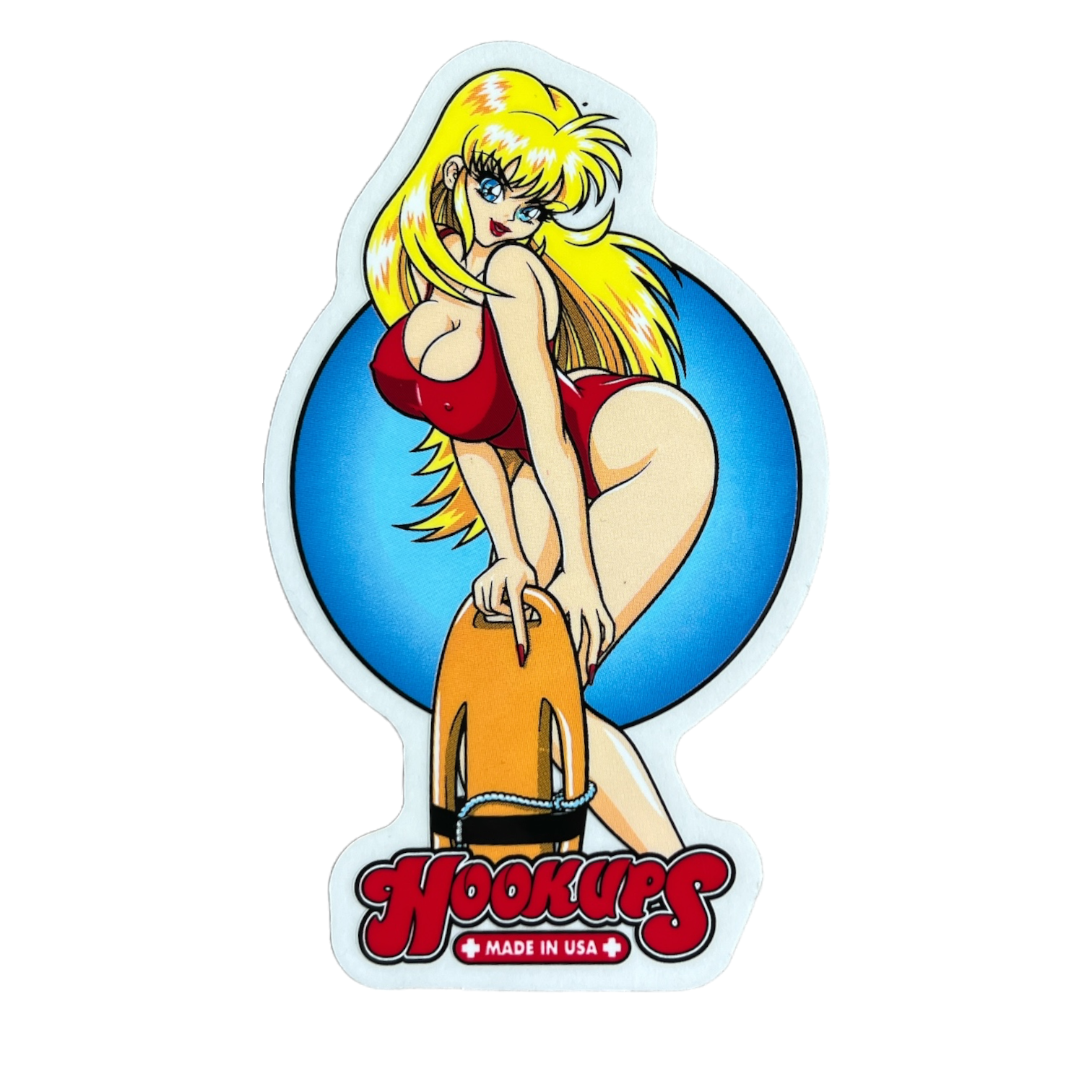 Hook-Ups Baywatch Babe Sticker