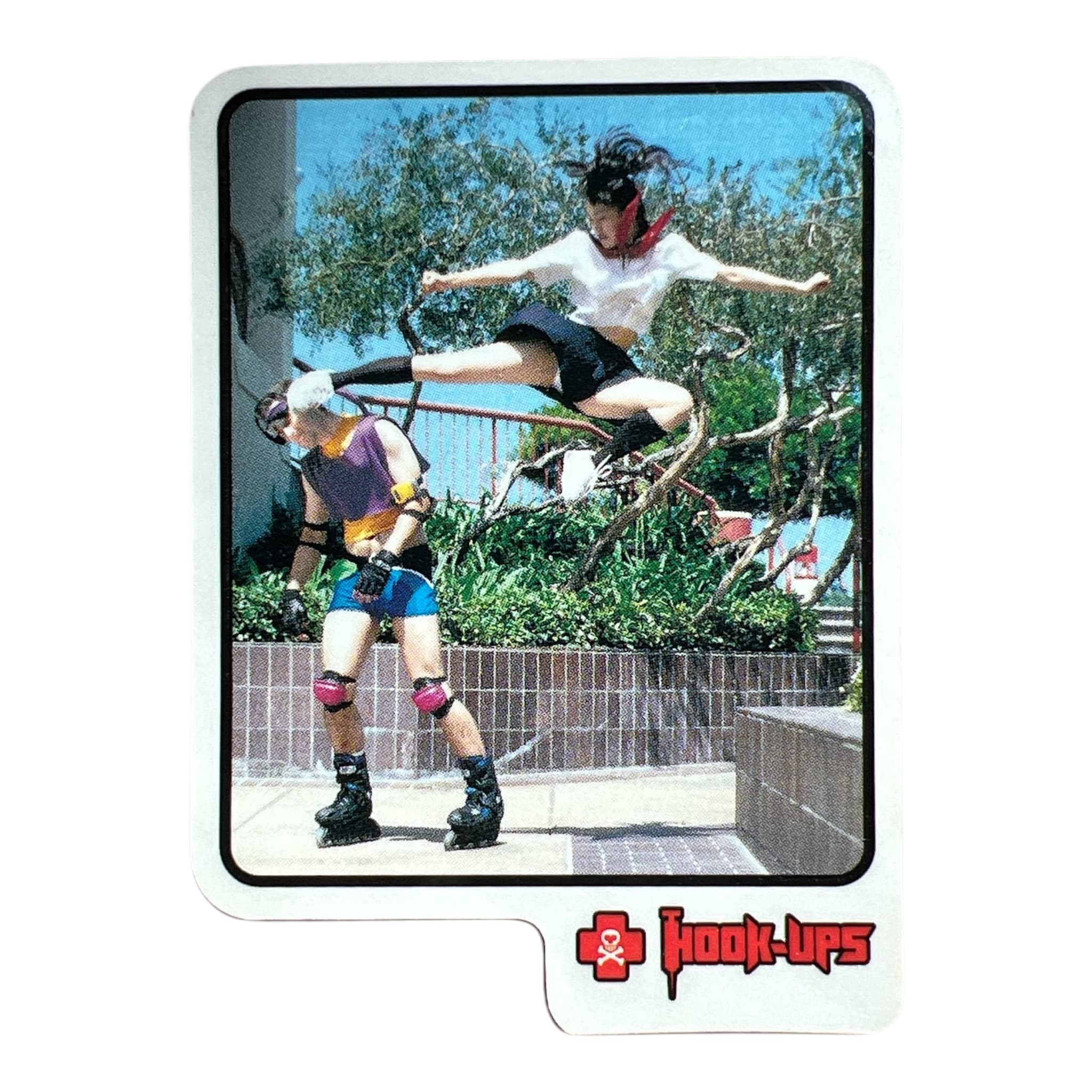 Hook-Ups Karate Kick Sticker