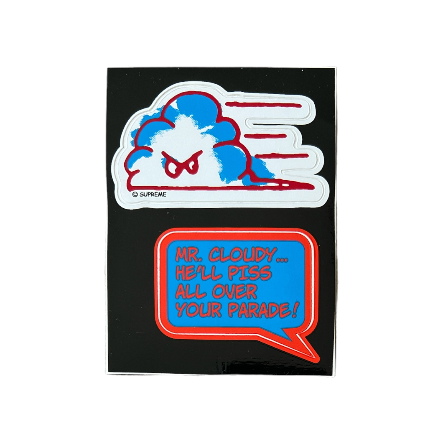 Supreme Mr Cloudy Sticker SS03