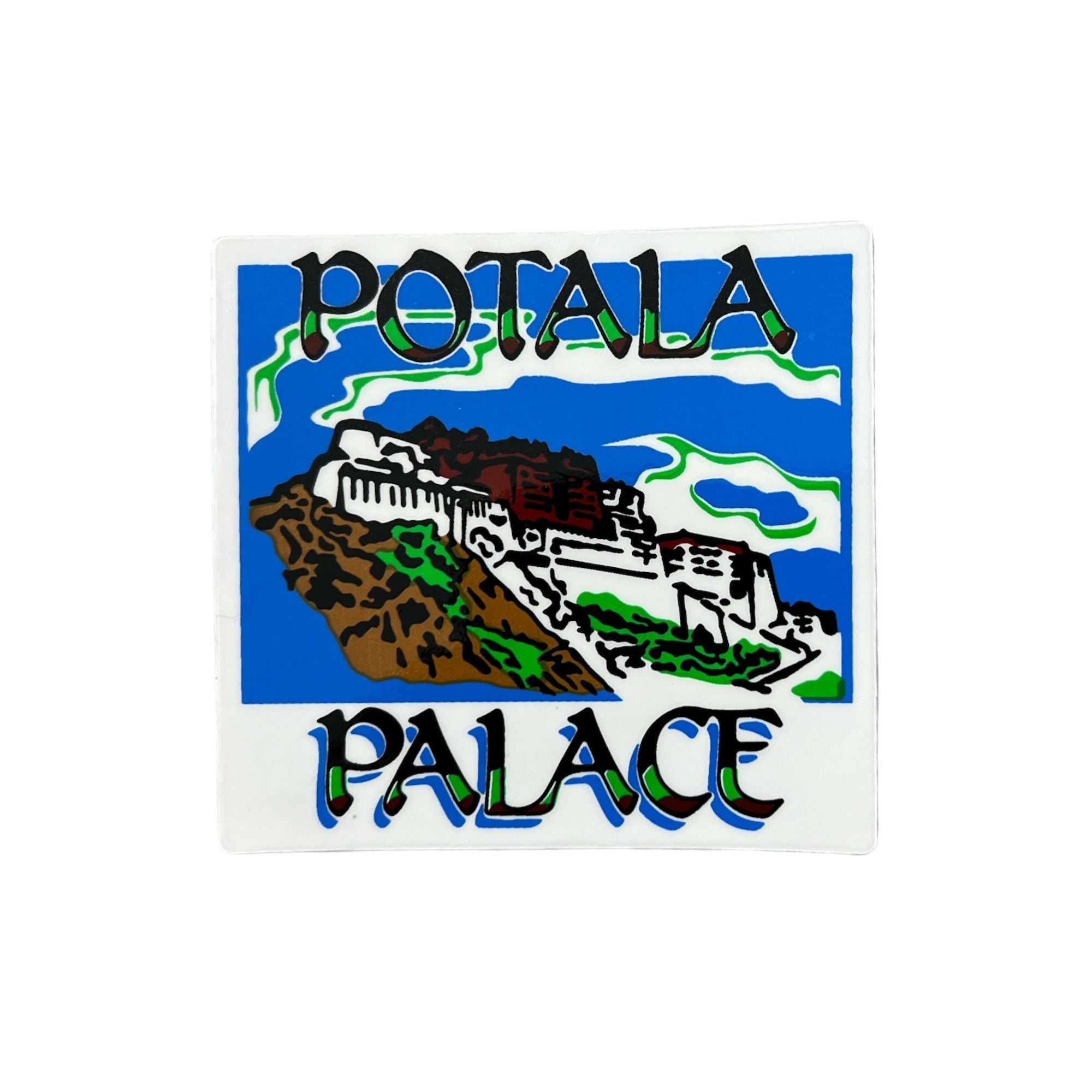 Palace Skateboards Potala Palace Sticker Winter 2017