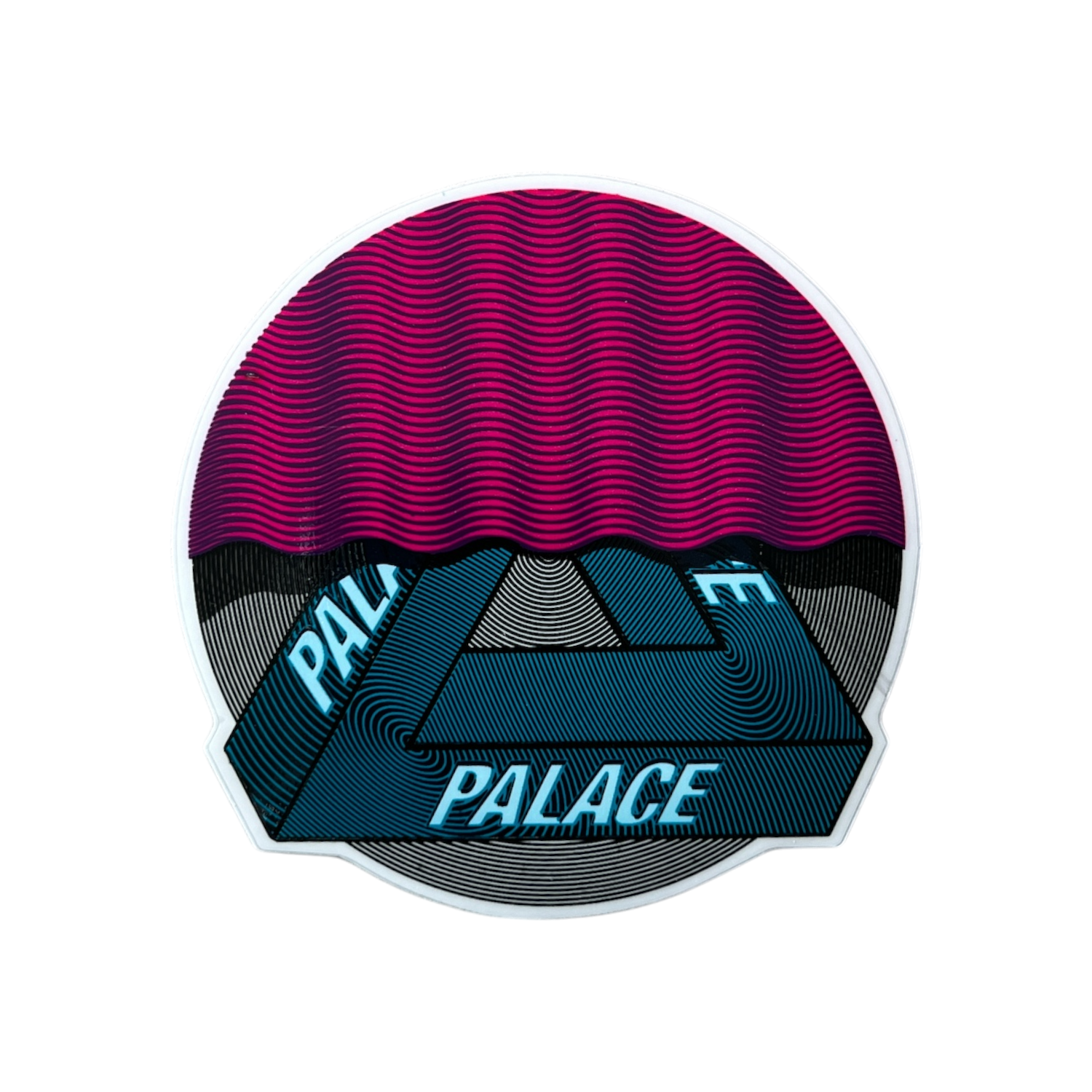 Palace Tri-Curtain Sticker Winter 2016