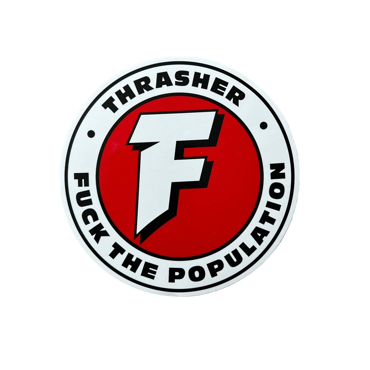 FTP x Thrasher Circle F  Sticker FW22