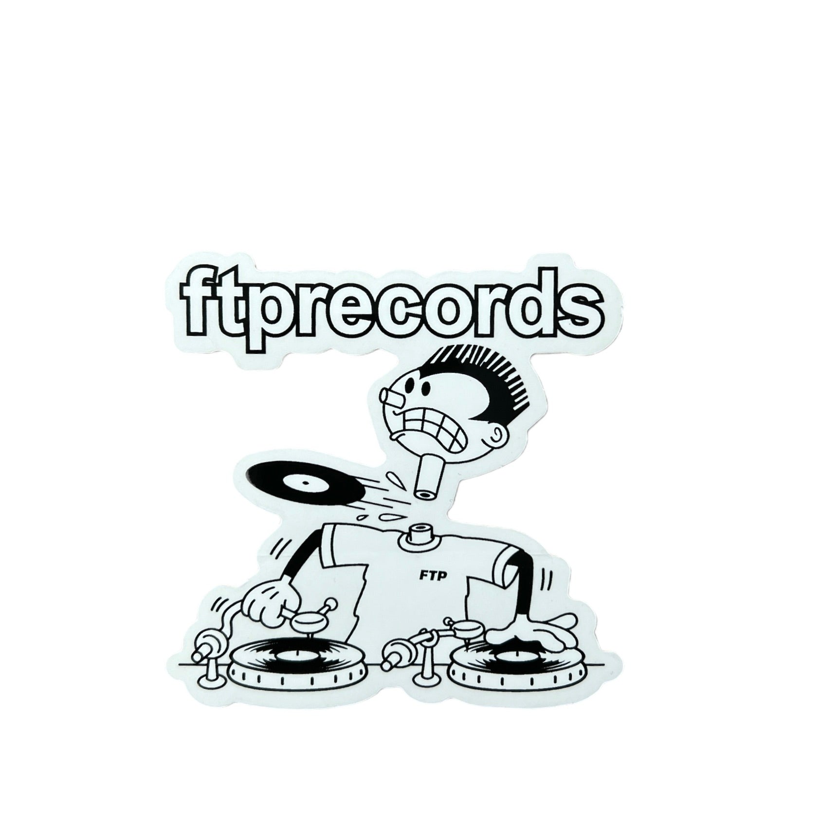 FTP Records Disc Jockey Sticker FW23