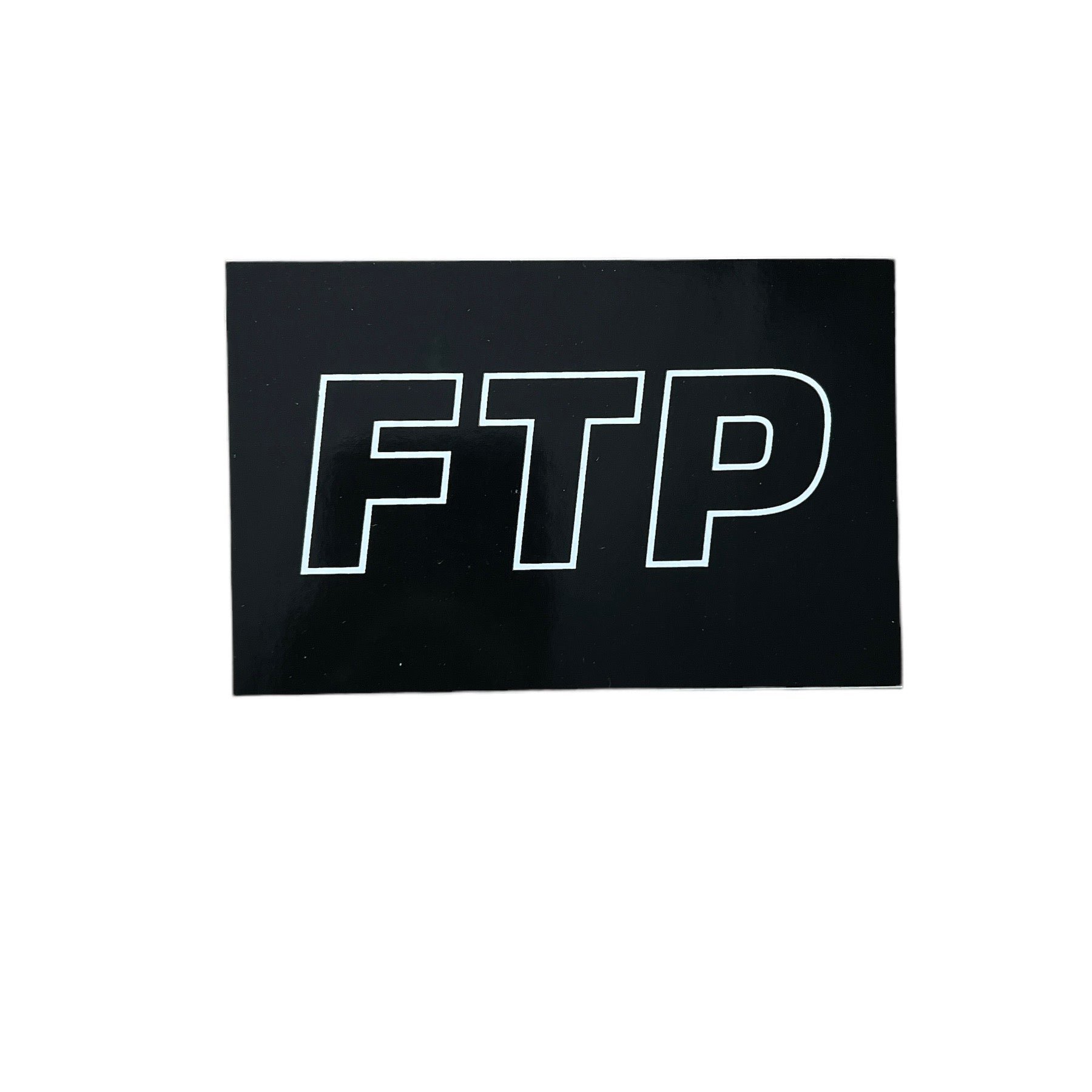 FTP OG Logo Black on Black Sticker SS20