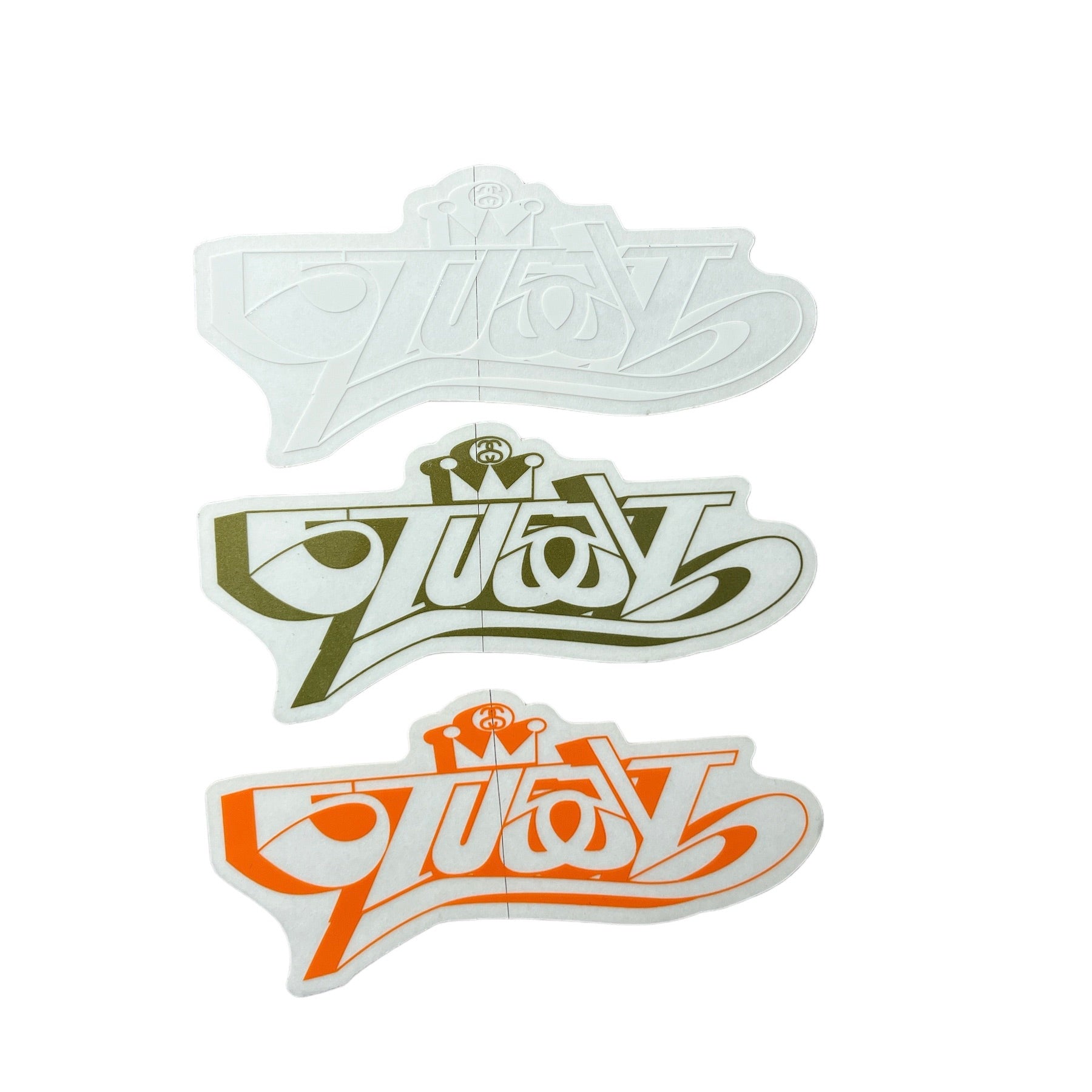 Stussy Crown Script Vintage Stickers