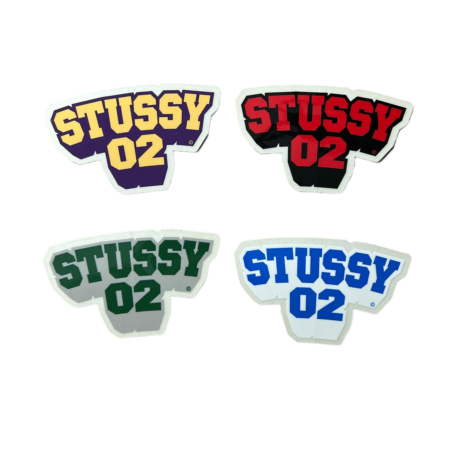 Stussy "02" Stickers