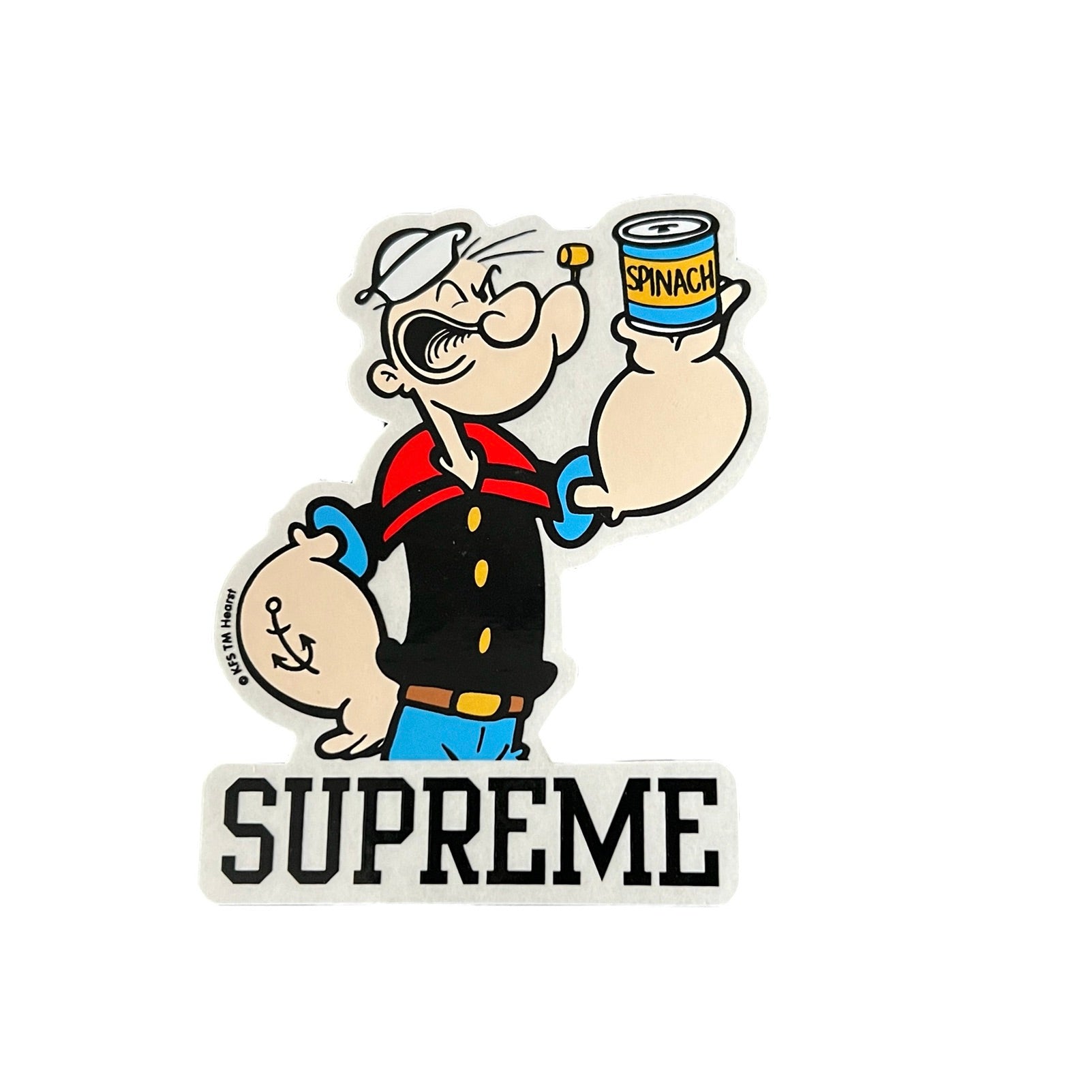 Supreme Popeye Sticker FW10