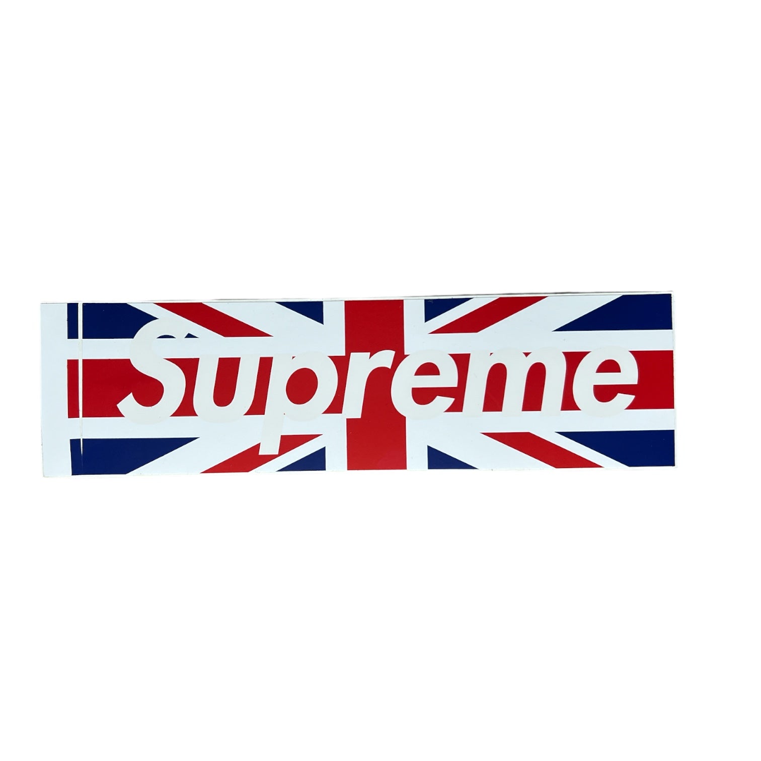 Supreme Union Jack UK Box Logo Stickers FW11