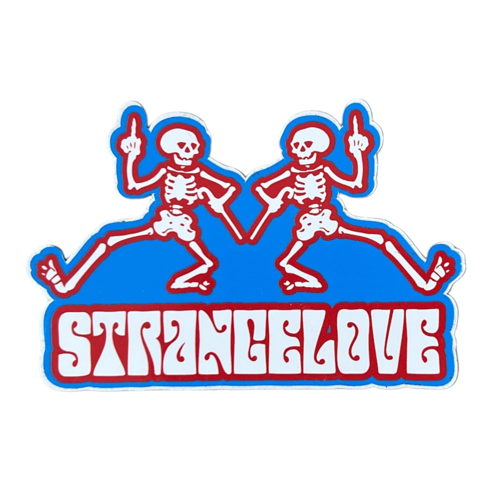 Strangelove Skateboards Skeleton Pals Sticker