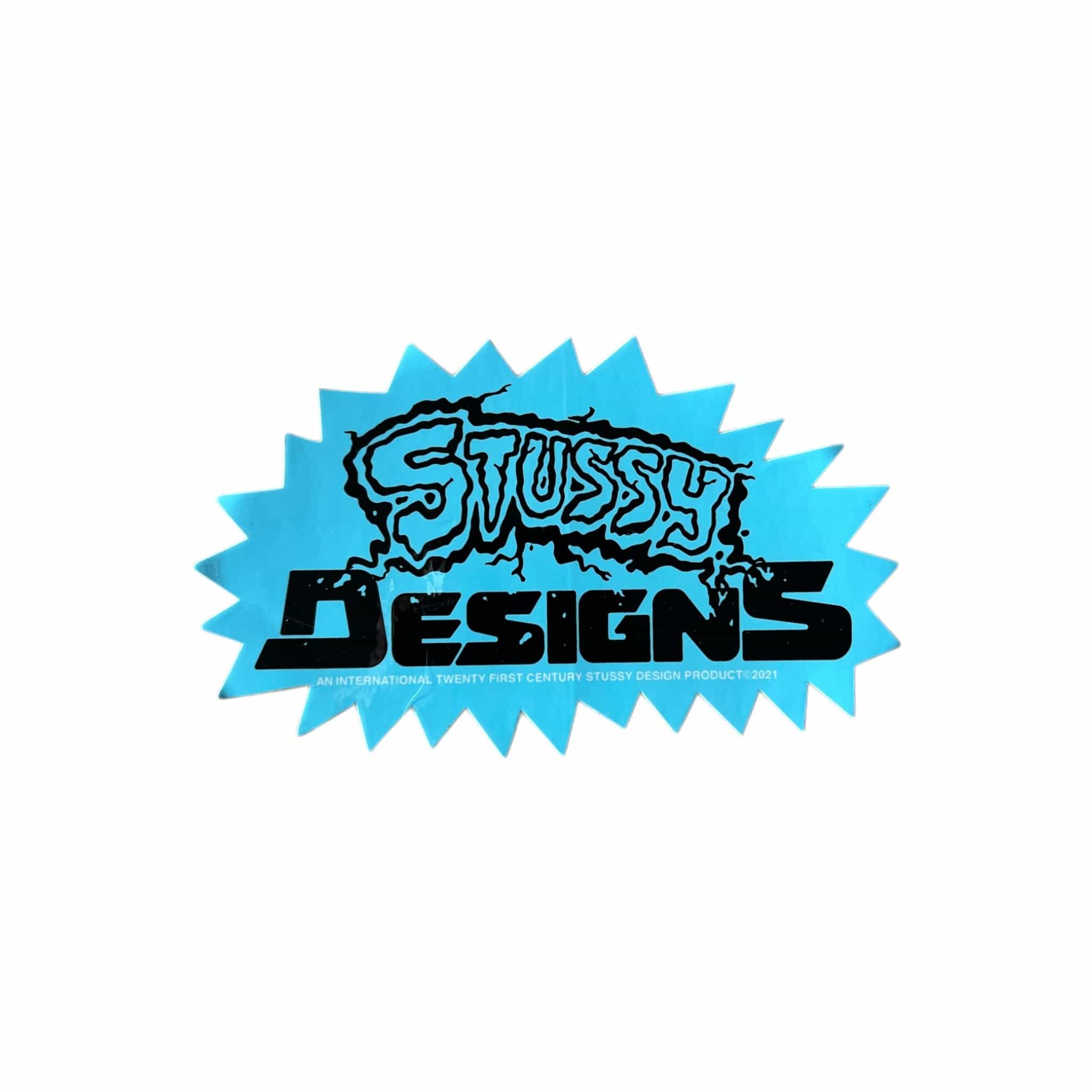 Stussy Designs 21st Century Sticker Blue