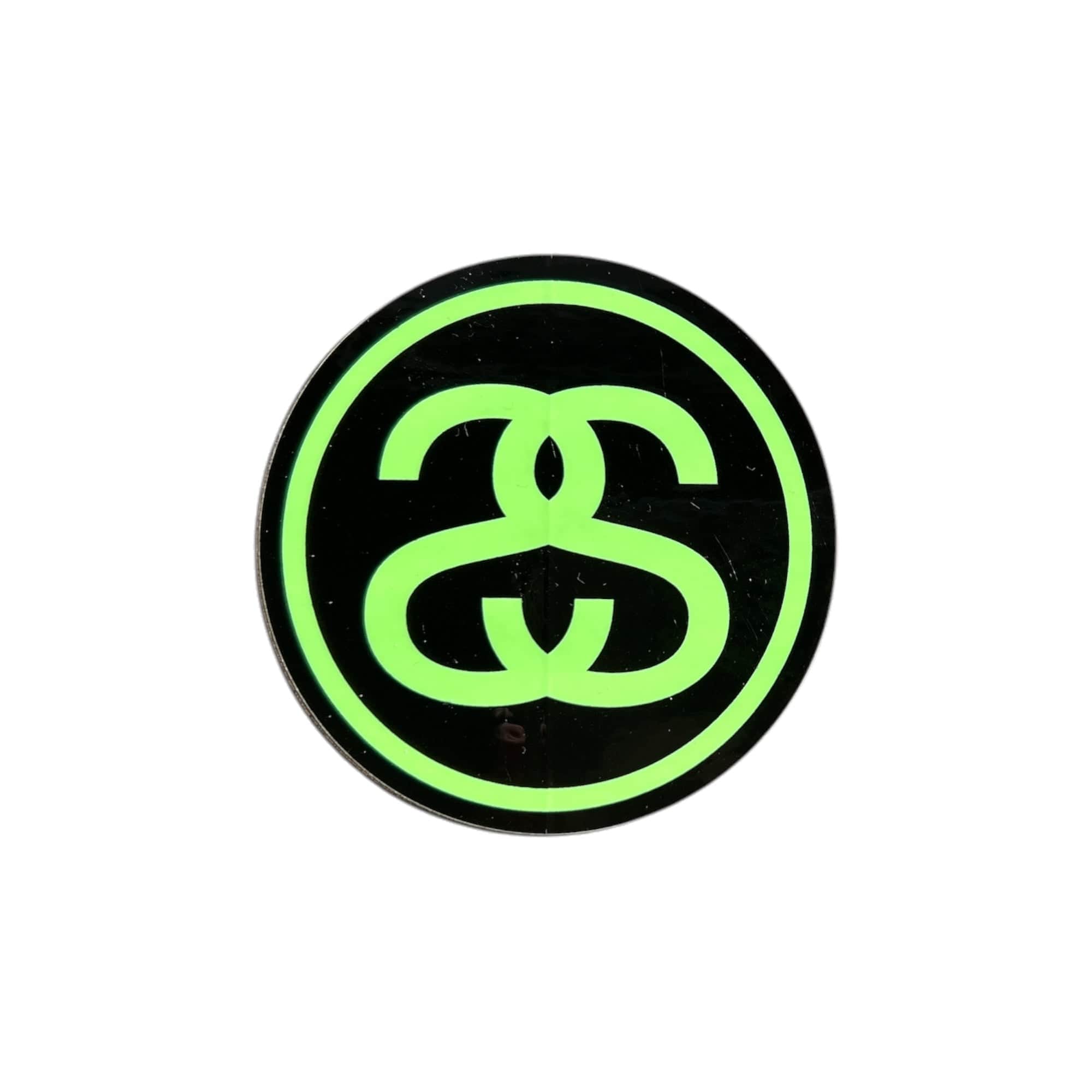 Stussy Double S Sticker Lime