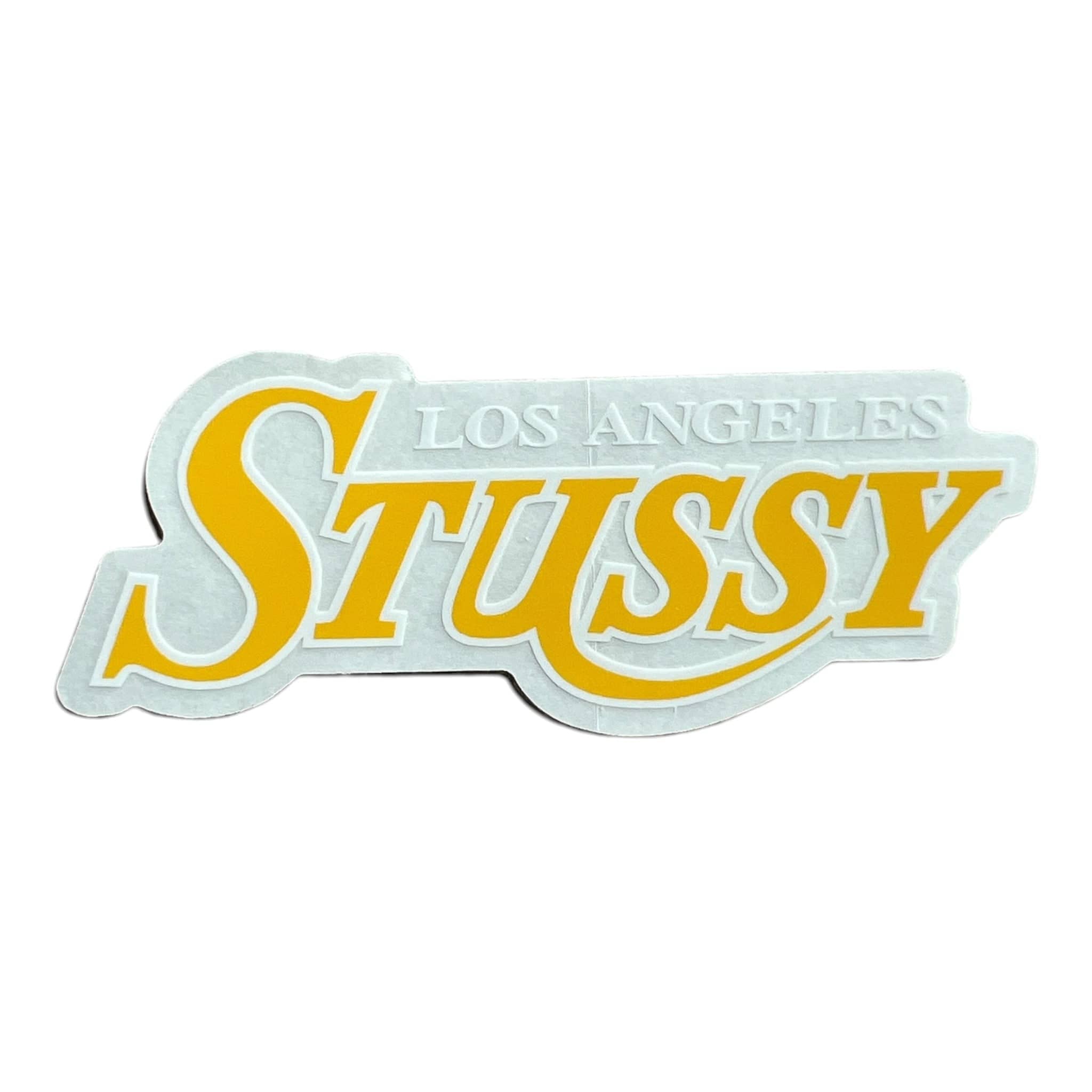 Stussy Los Angeles Yellow Sticker
