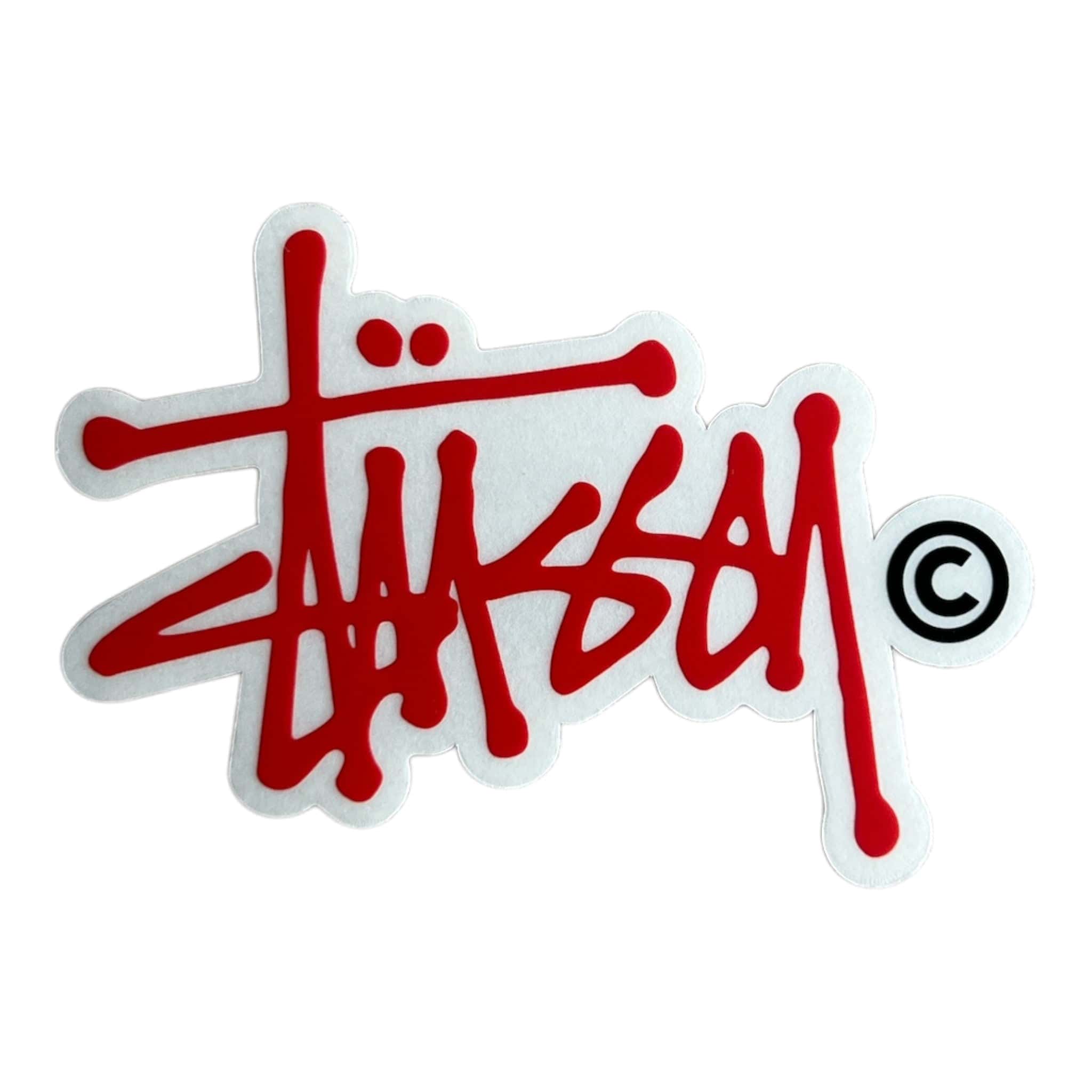 Red logo with a copyright symbol on a white background