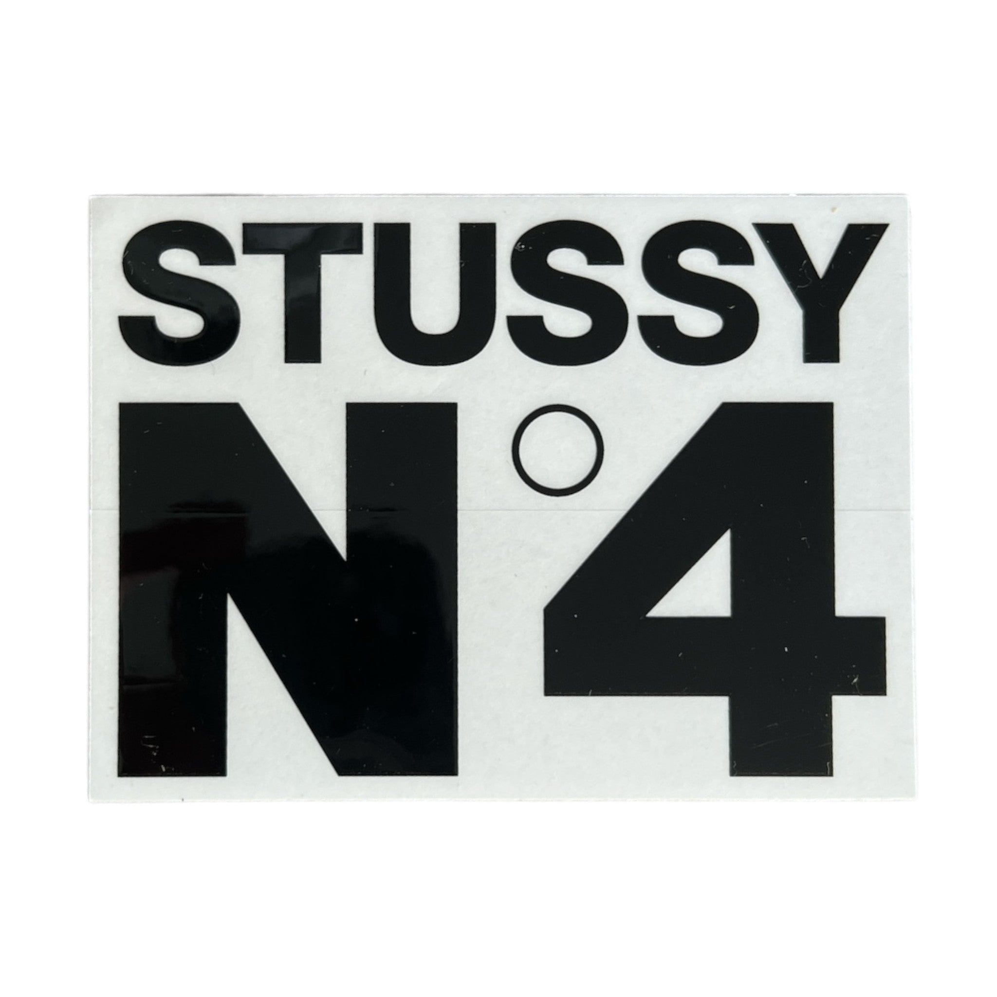 Stussy logo with 'N4' on a white background