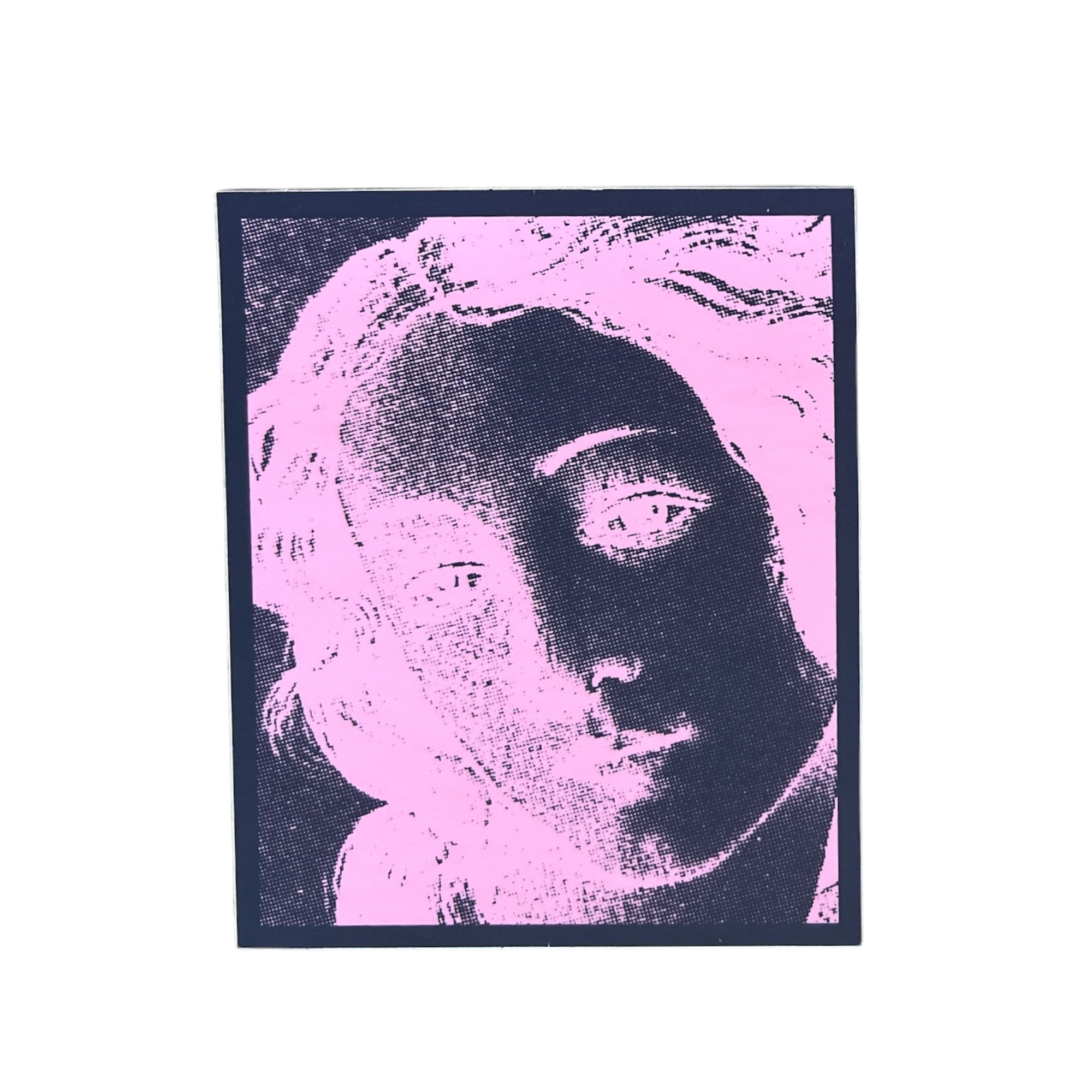 Stussy Venus Portrait Sticker Pink