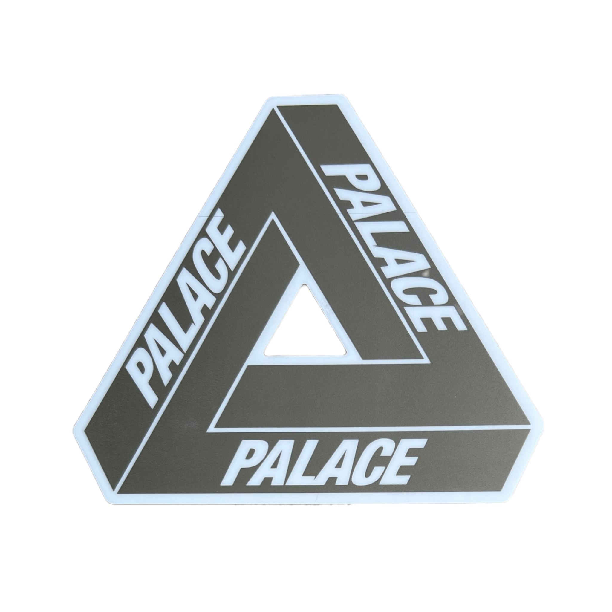 Palace Flat Silver Tri-Ferg Sticker Summer 2024