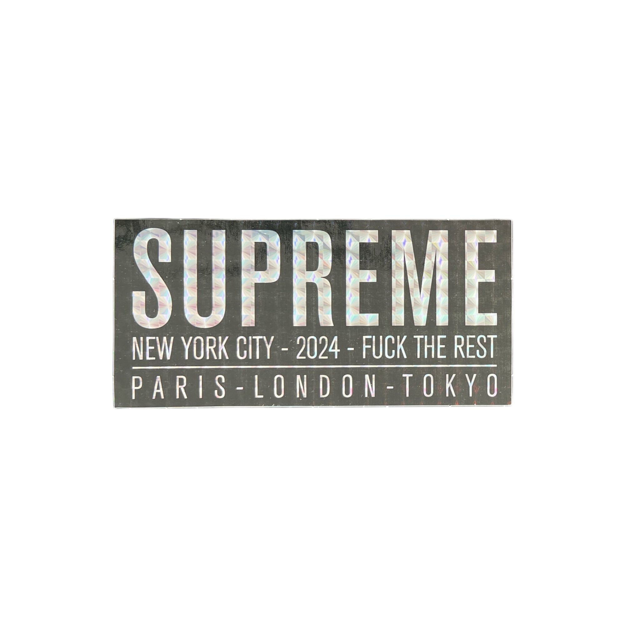 Supreme Paris Sticker Black SS24