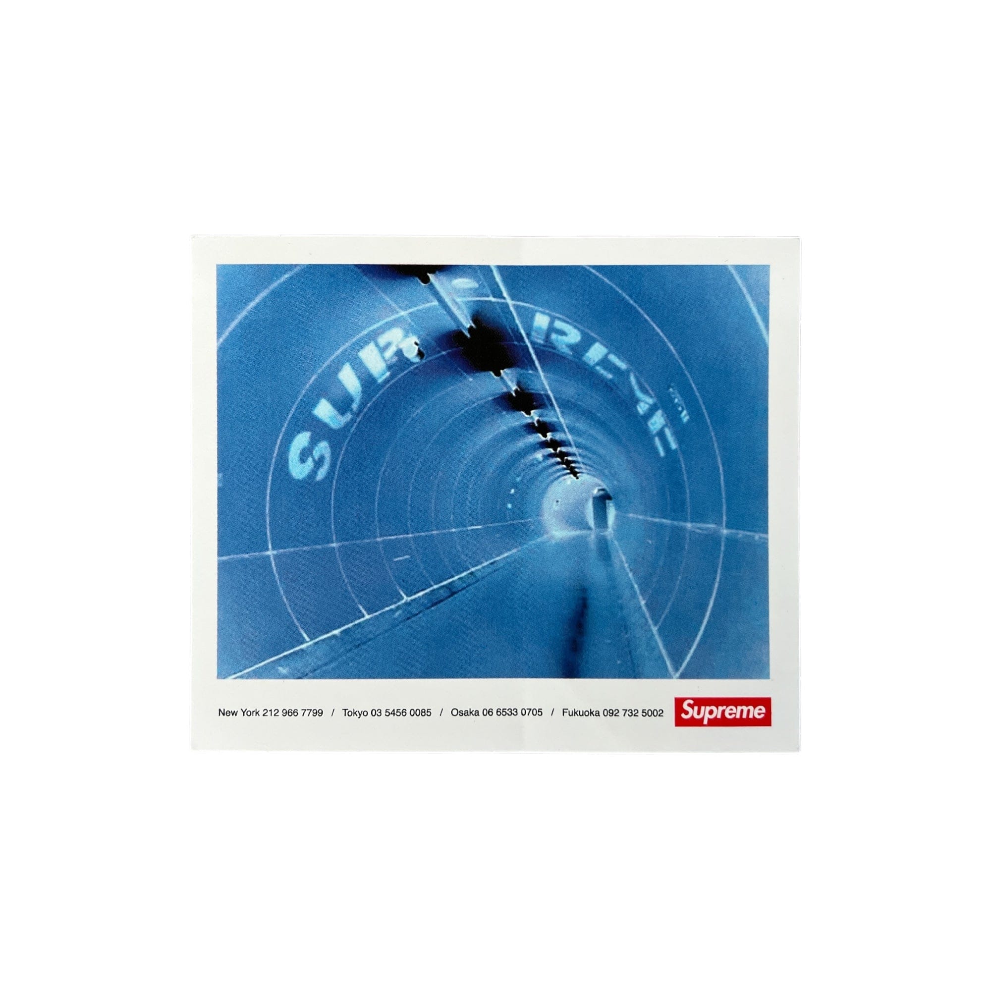 Supreme Tunnel Sticker