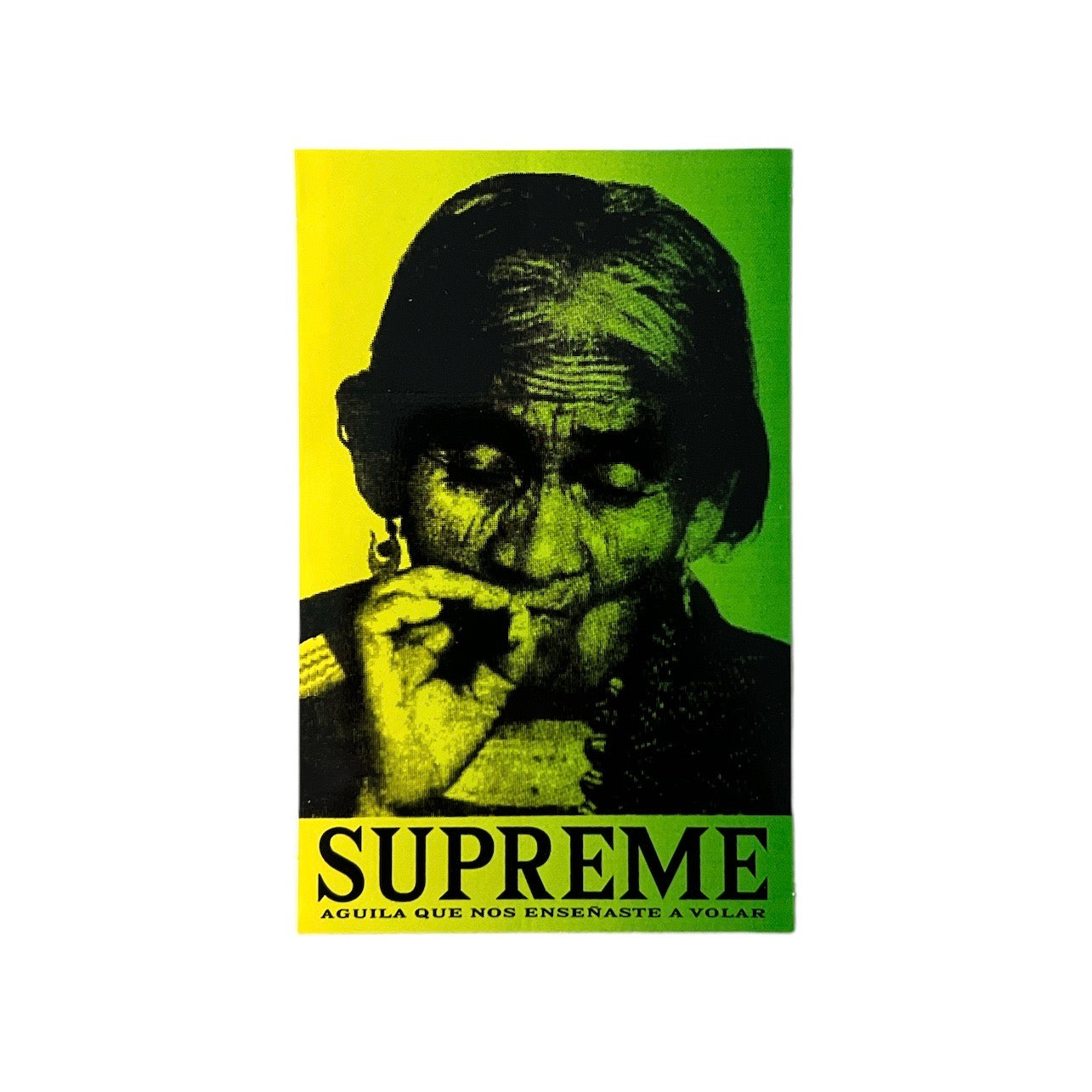 Supreme Aguila Sticker Yellow/Green FW19