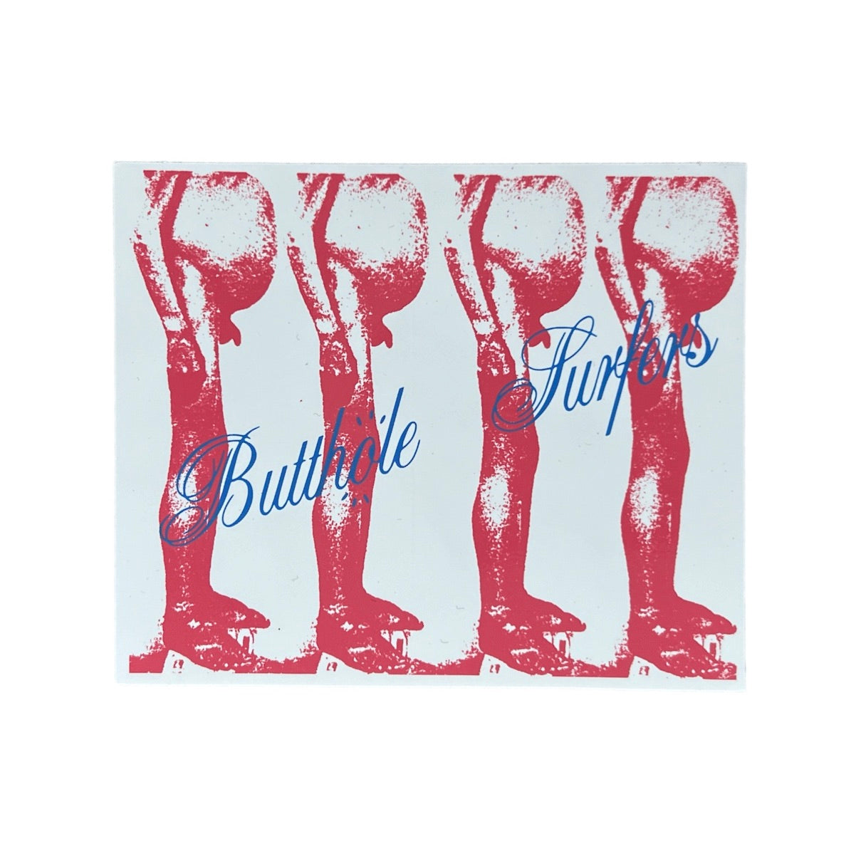 Supreme Butthole Surfers Leg Sticker White SS21