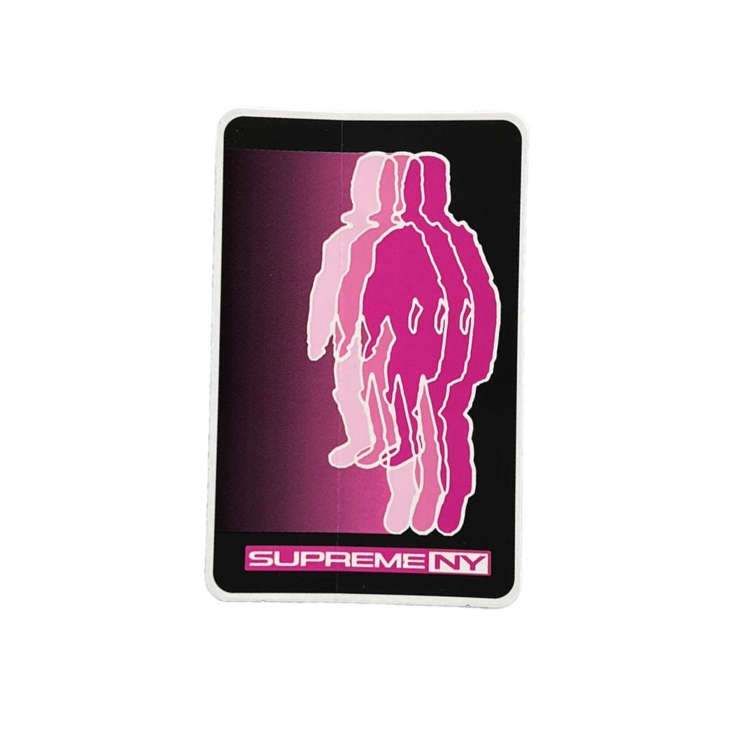 Supreme NY Blur Sticker Pink FW20