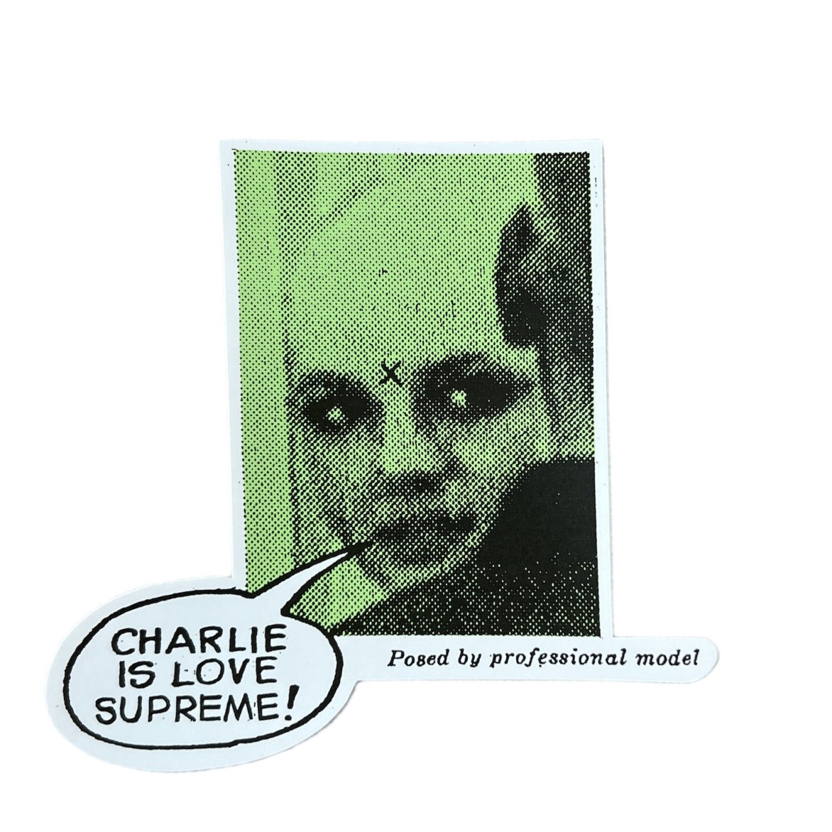 Supreme Brittany Spears Charlie Sticker Green SS11