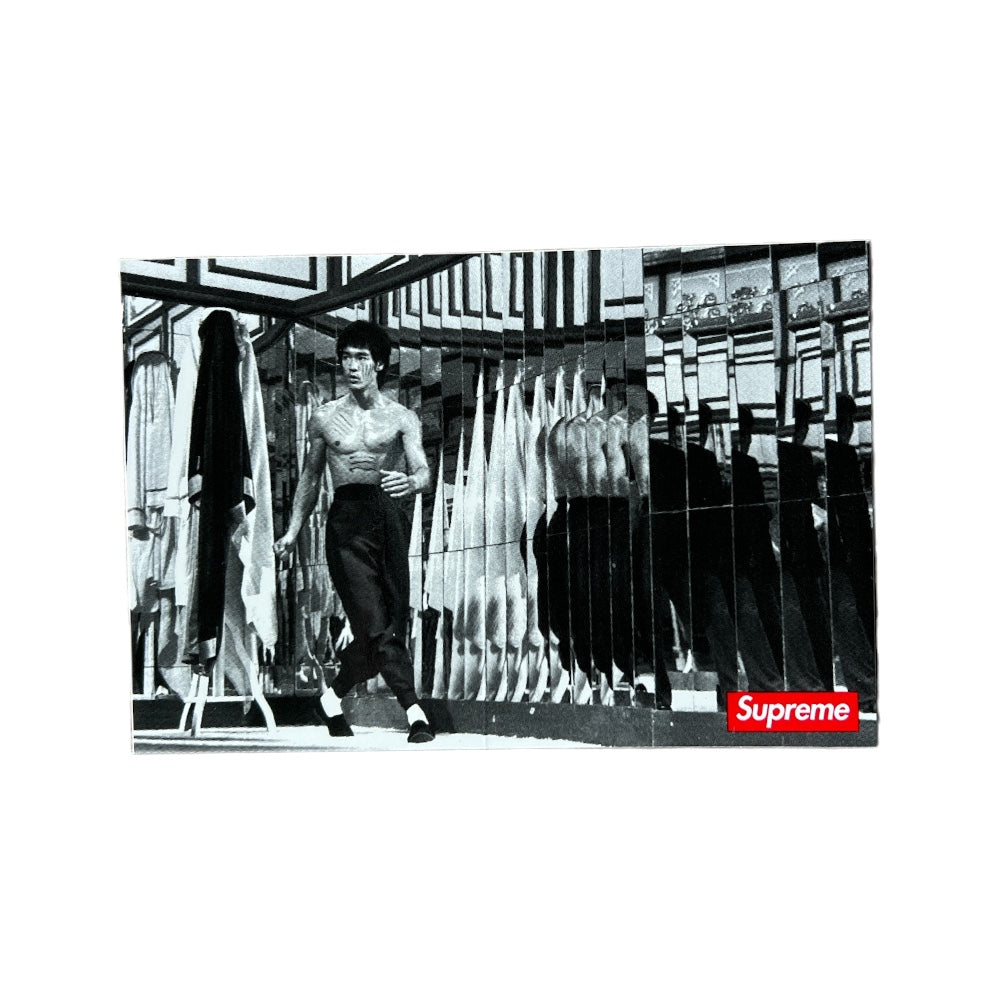 Supreme Bruce Lee Mirrors Sticker FW13