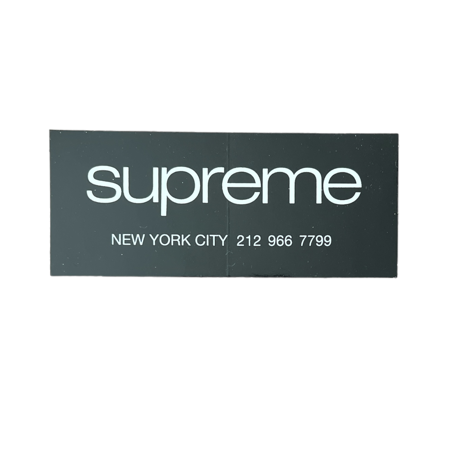 Supreme Classic Logo Sticker Black FW23