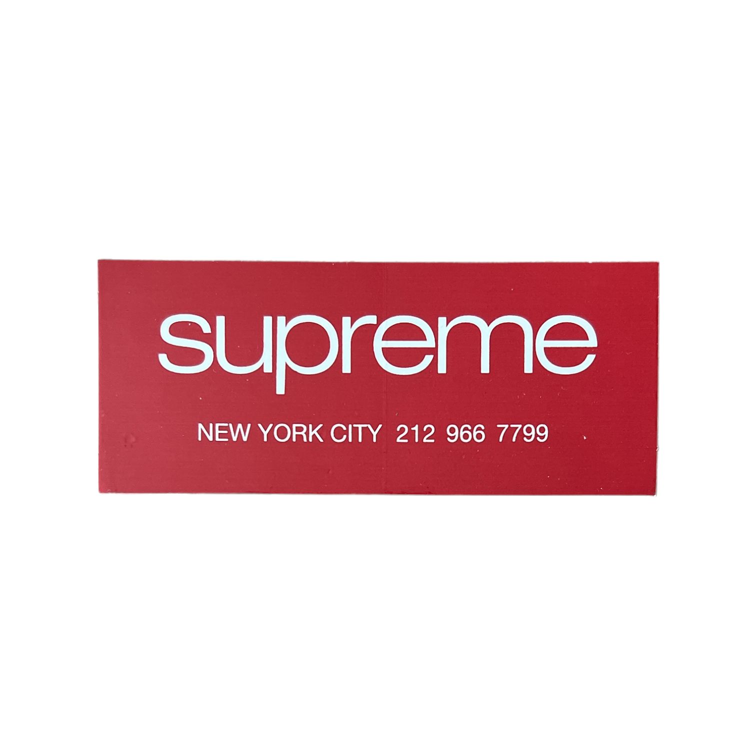 Supreme Classic Logo Sticker Red FW23