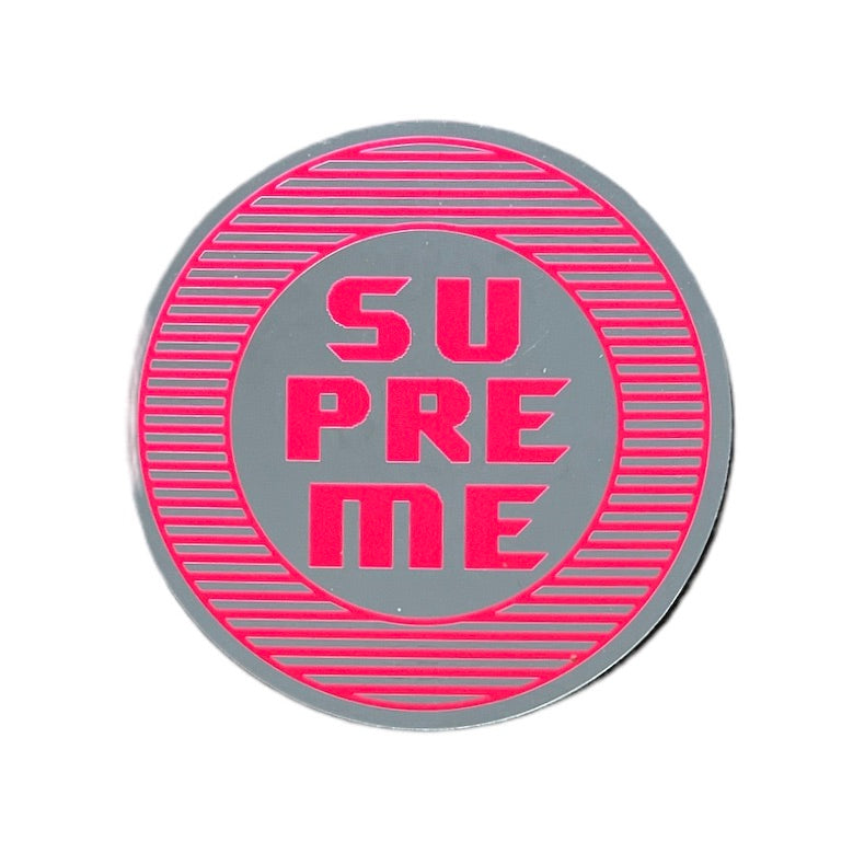 Supreme Disrupt Foil Sticker Pink SS15