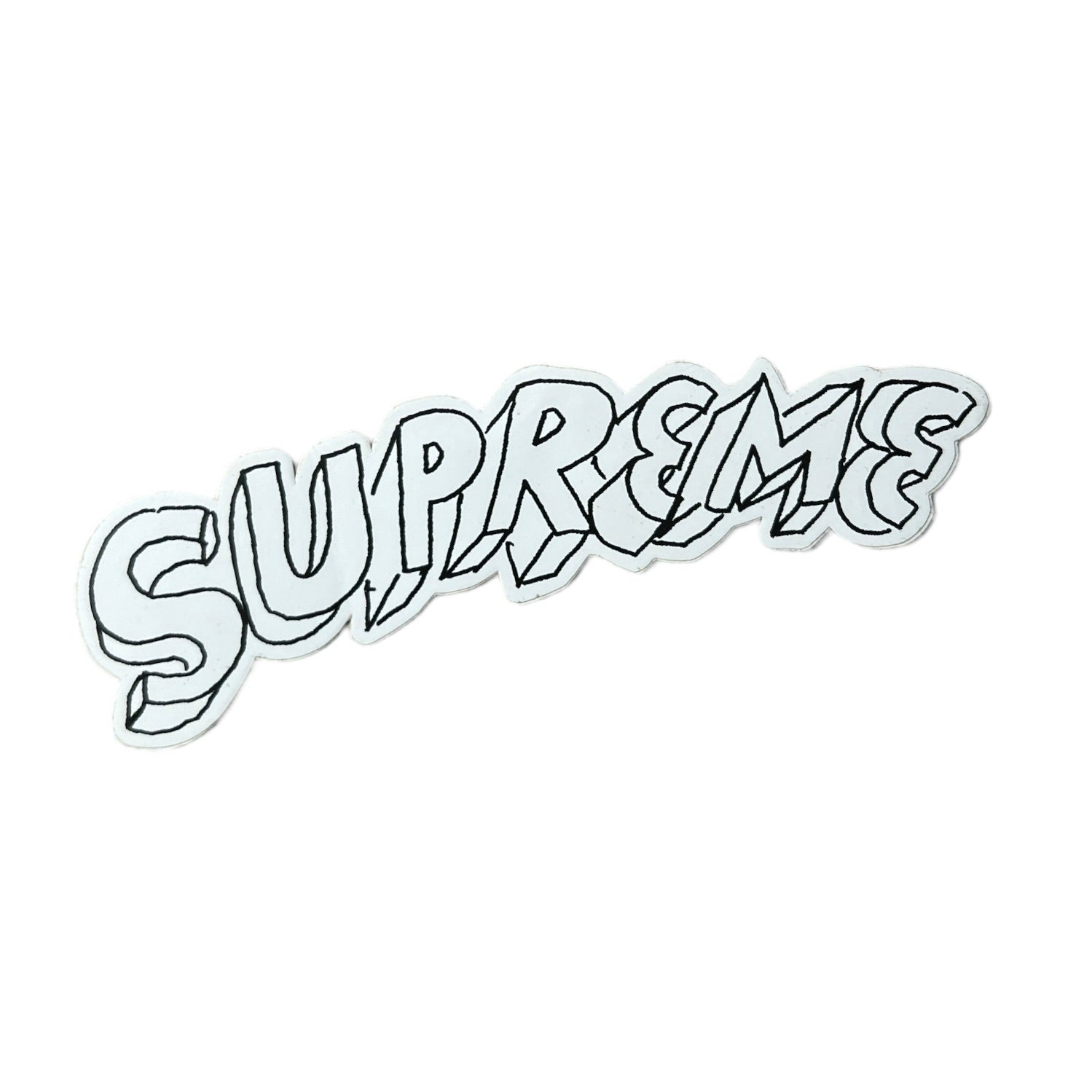 Supreme Daniel Johnston Original Script Sticker White SS12