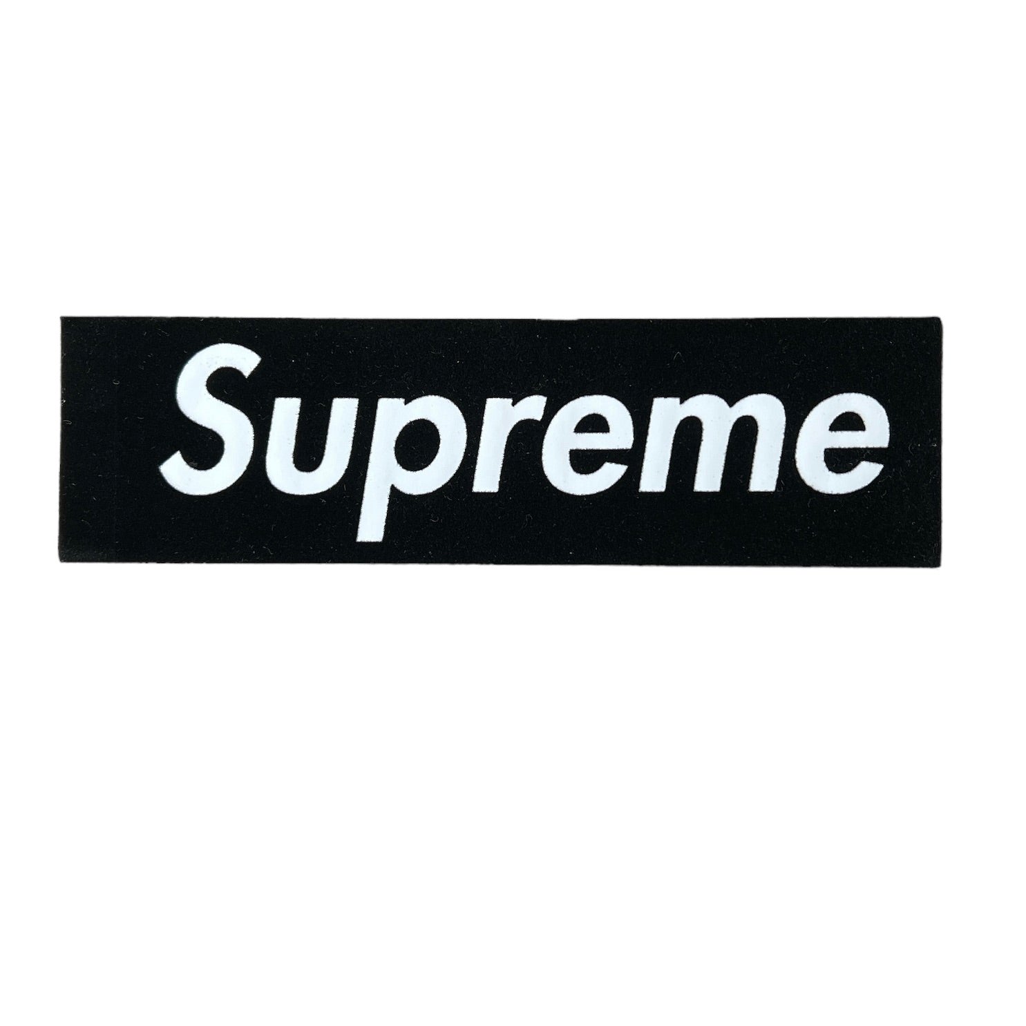 Supreme Felt Box Logo Sticker Black SS17