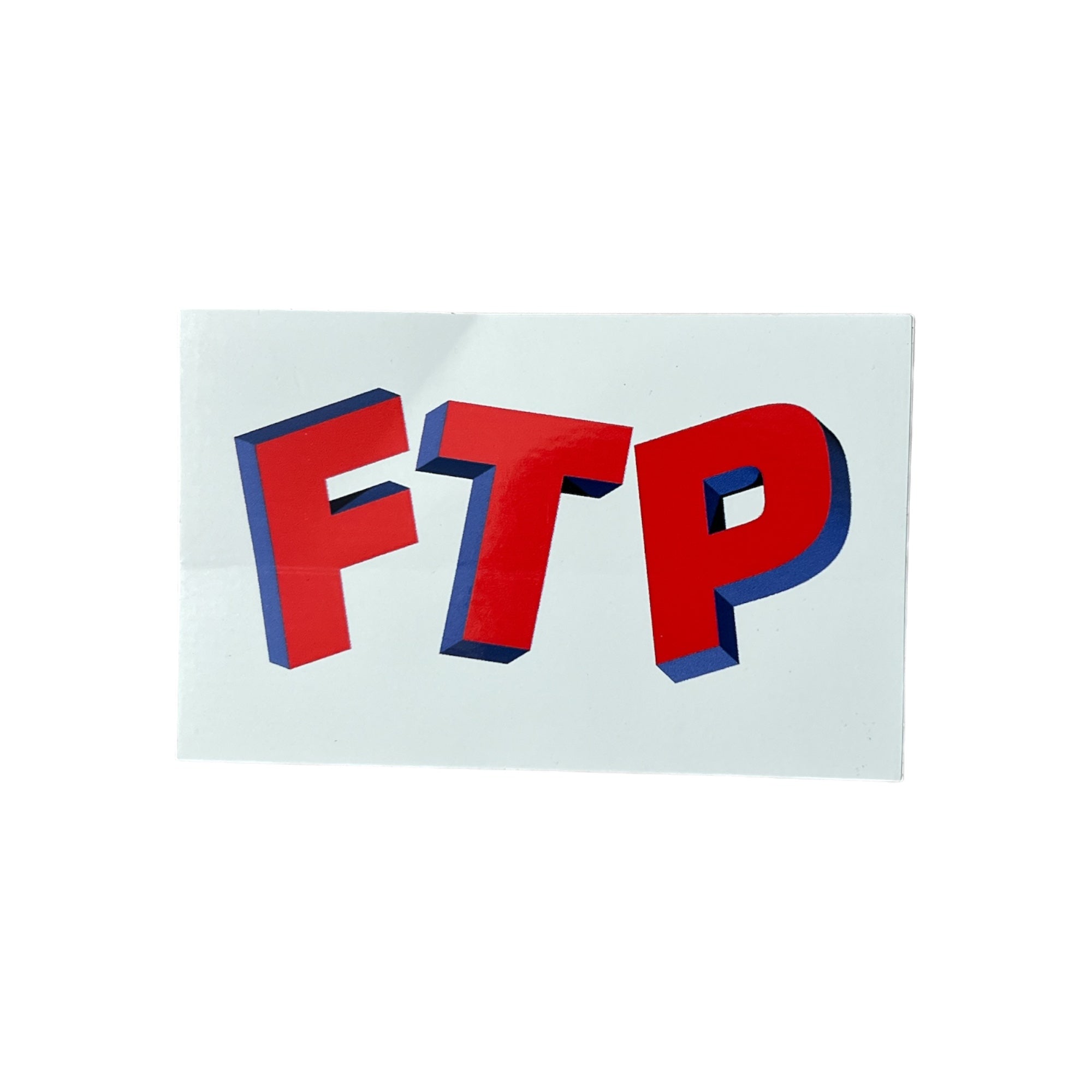 FTP OG Logo 3D Red Sticker