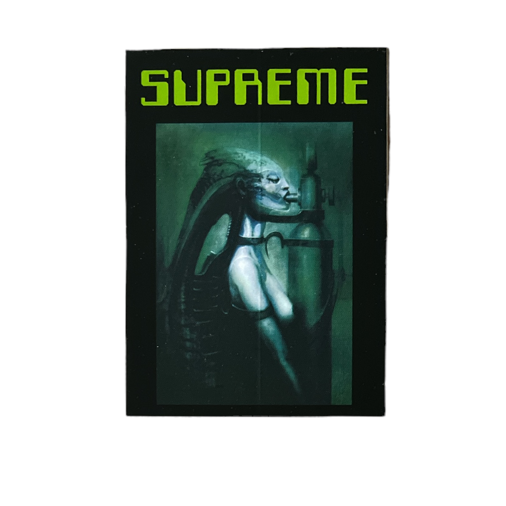 Supreme H.R. Giger Girl Sticker FW14