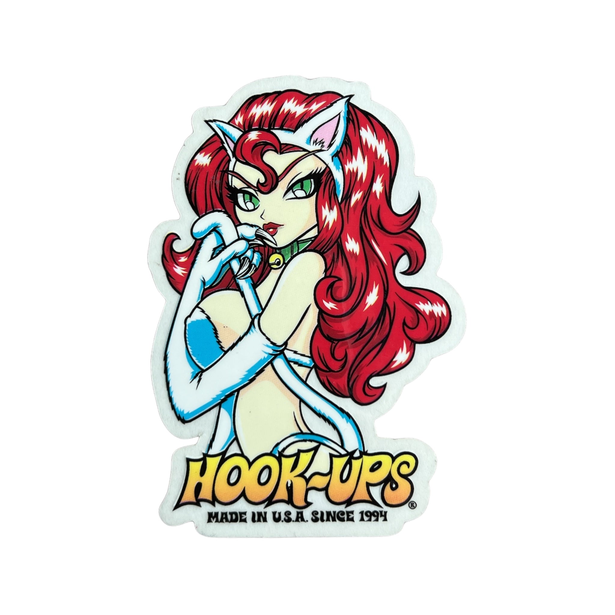 Hook-Ups Cat Babe #2 Sticker