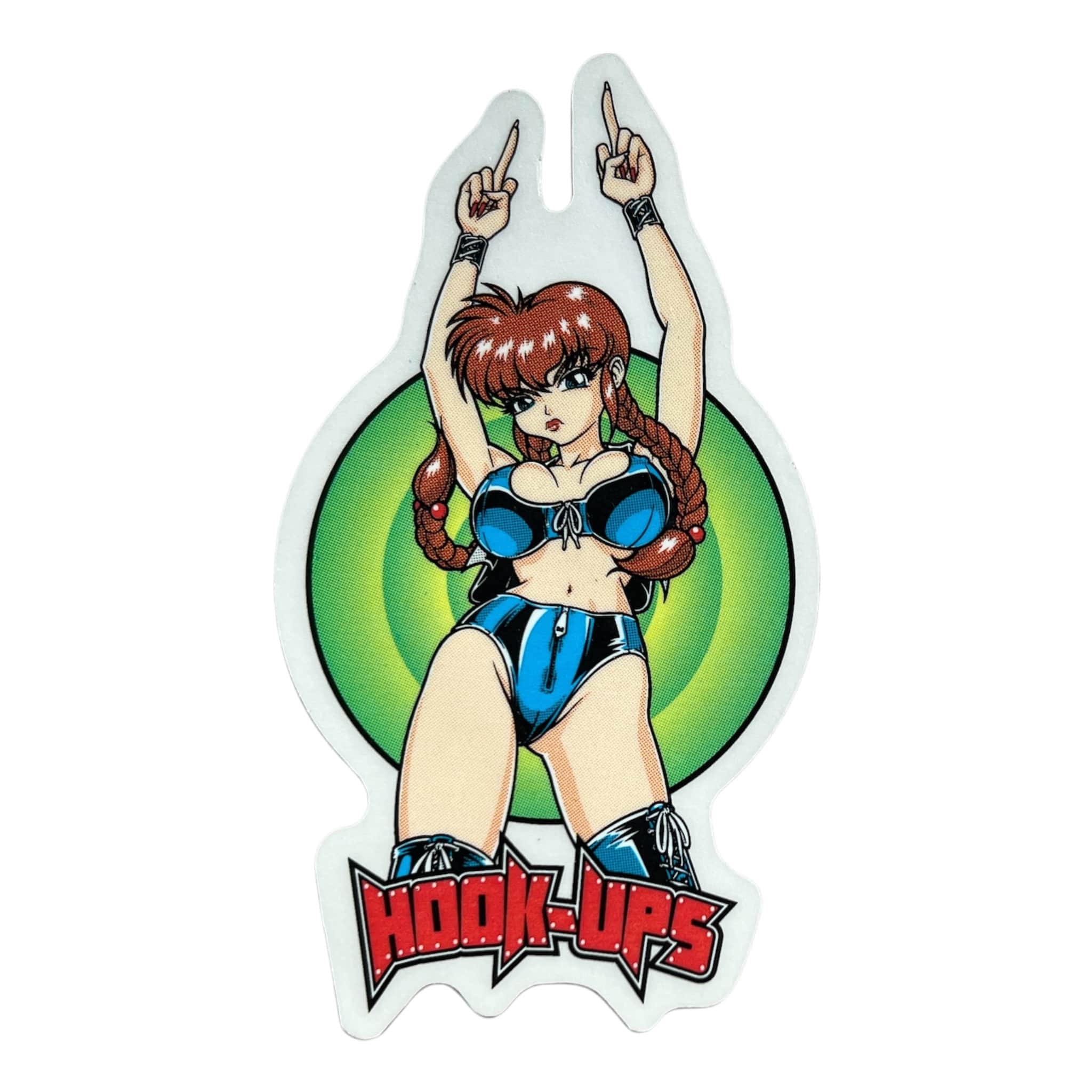 Hook-Ups Wrestler Babe Sticker