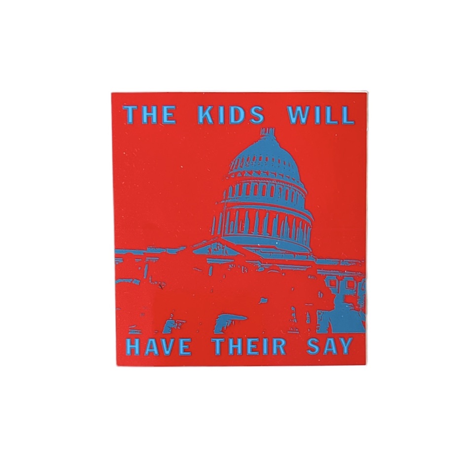 Supreme The Kids Will Have Their Say Sticker Red SS08