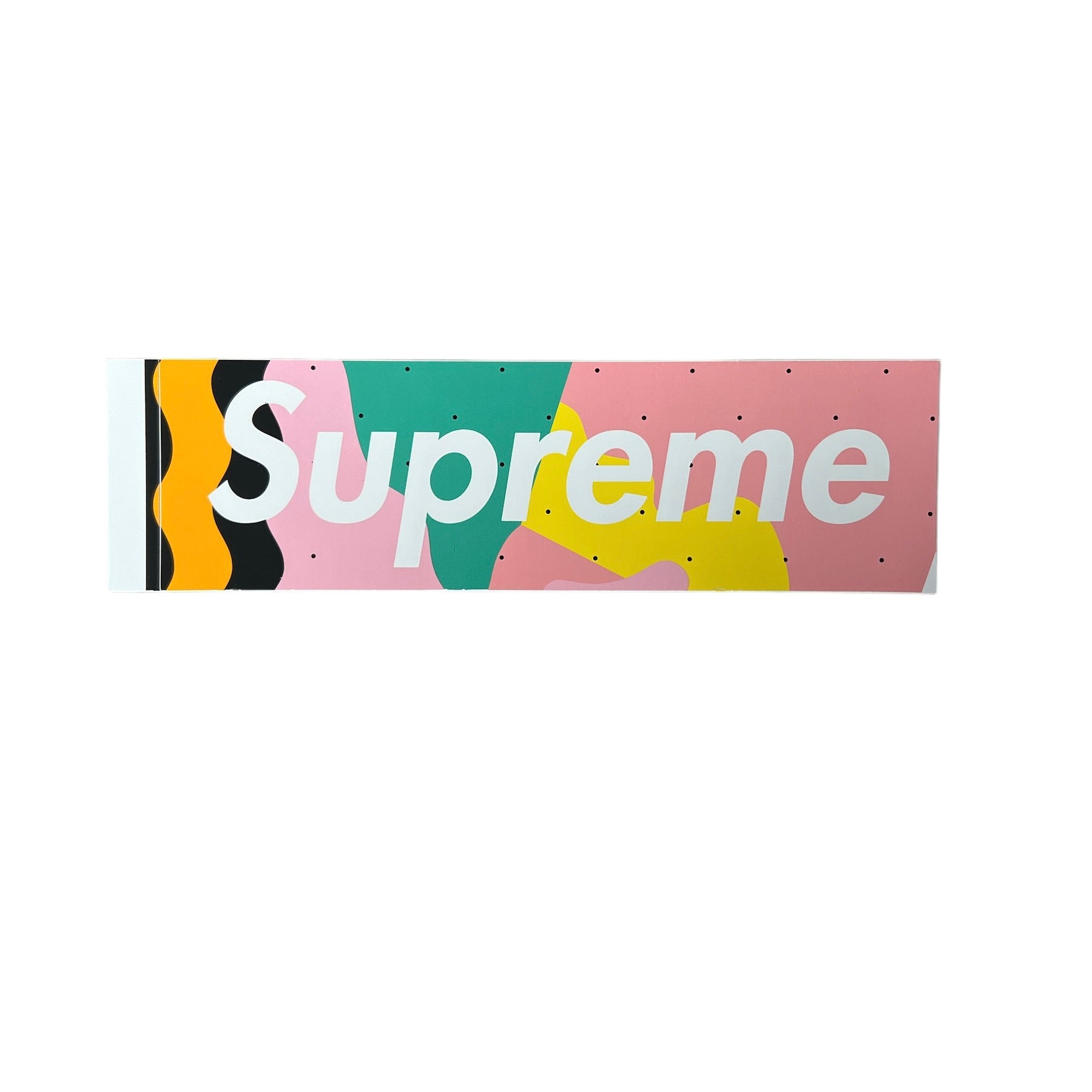 Supreme Mendini Box Logo Sticker Pink SS16